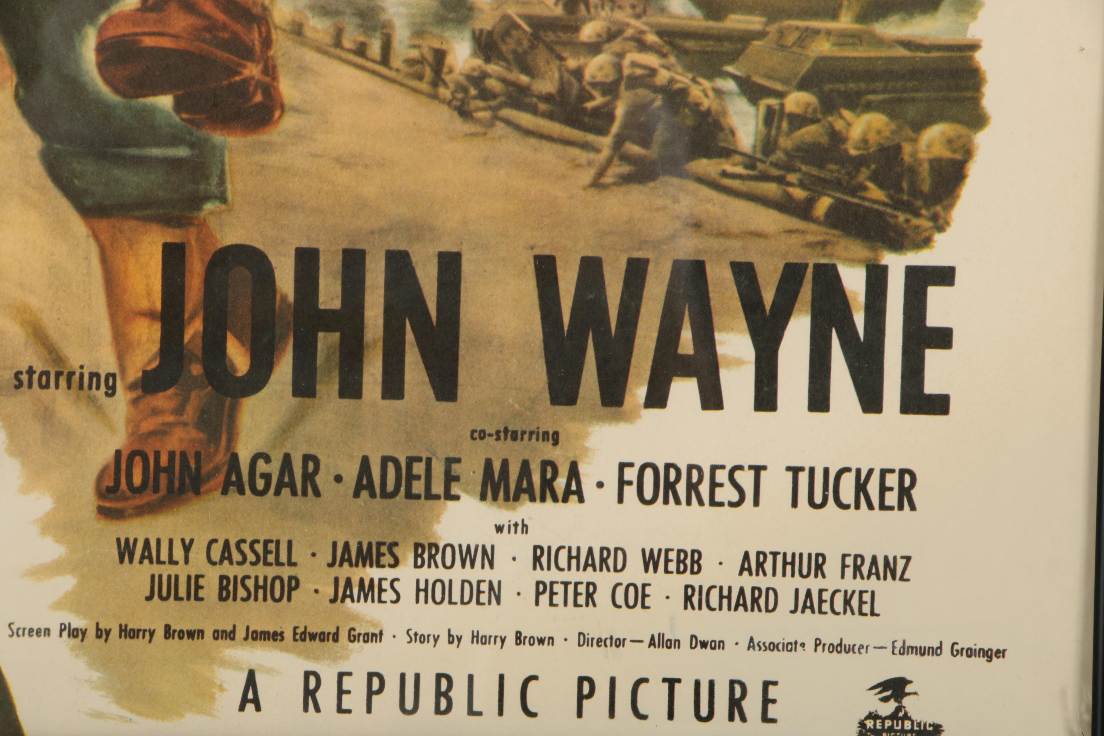 Movie Poster "Sands of Iwo Jima"