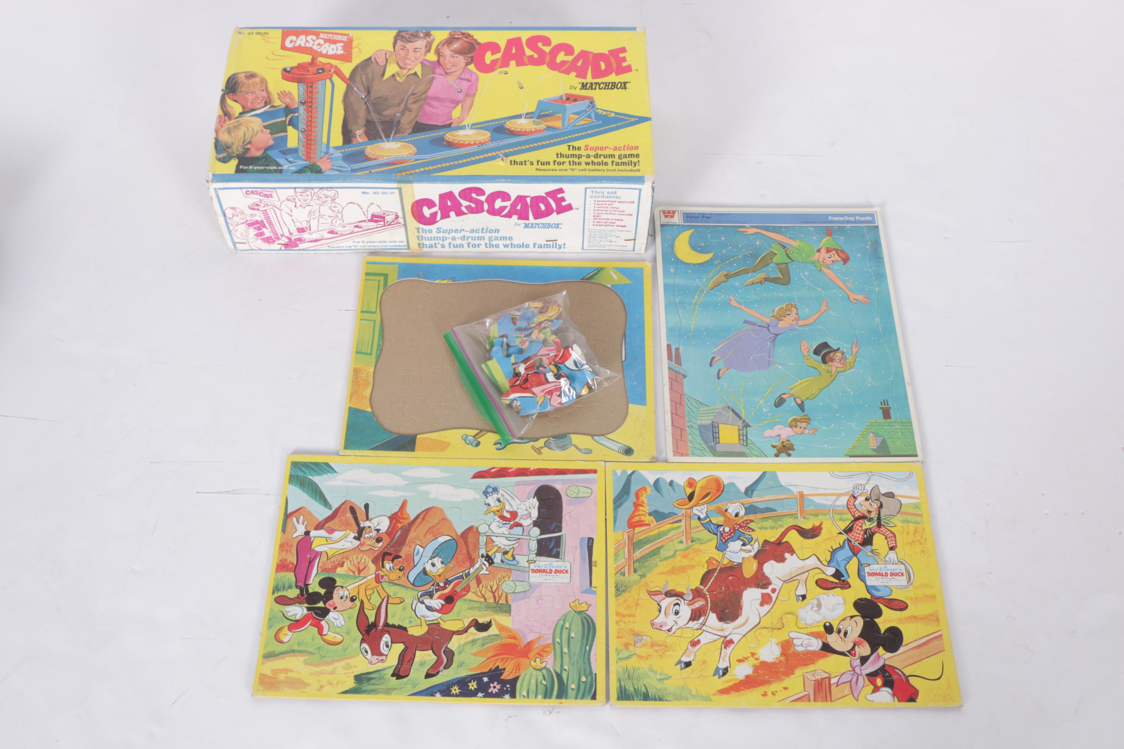 Puzzles, Board Games, and Other Vintage Children's Toys