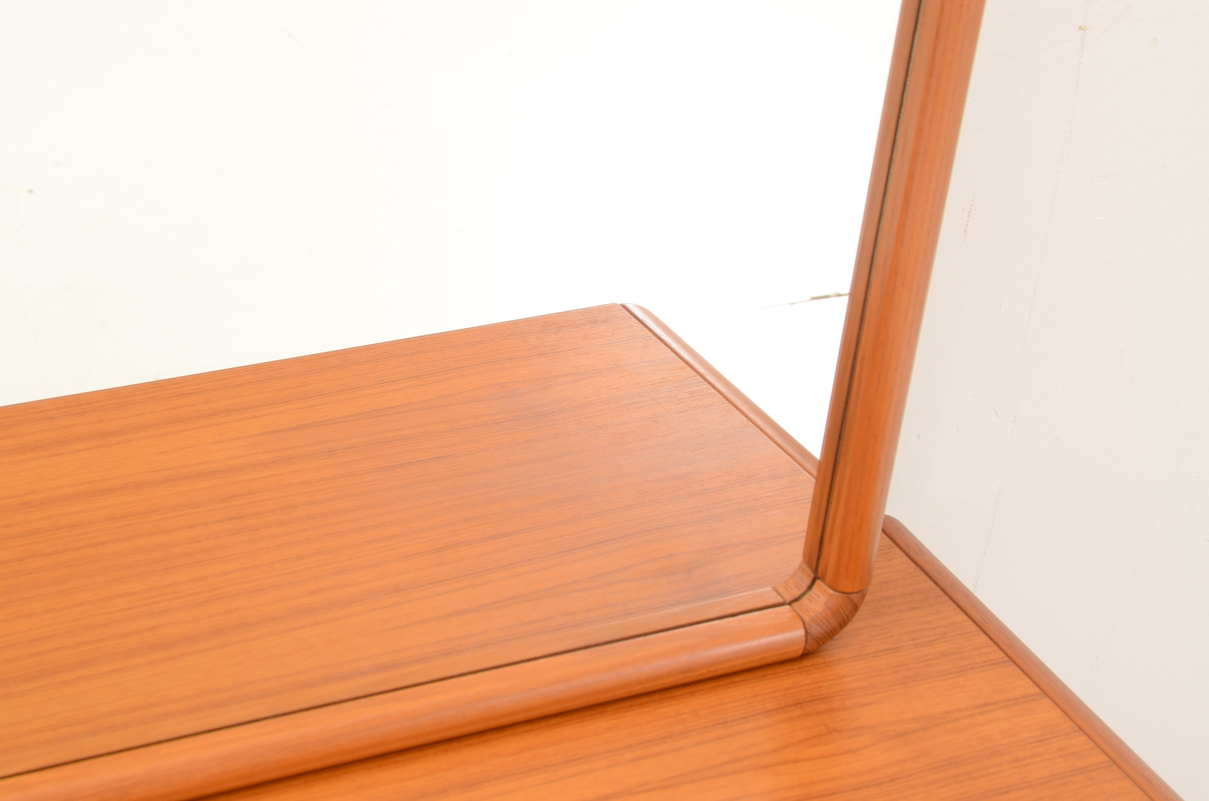 Danish Modern Teak Dresser and Wall Mirror