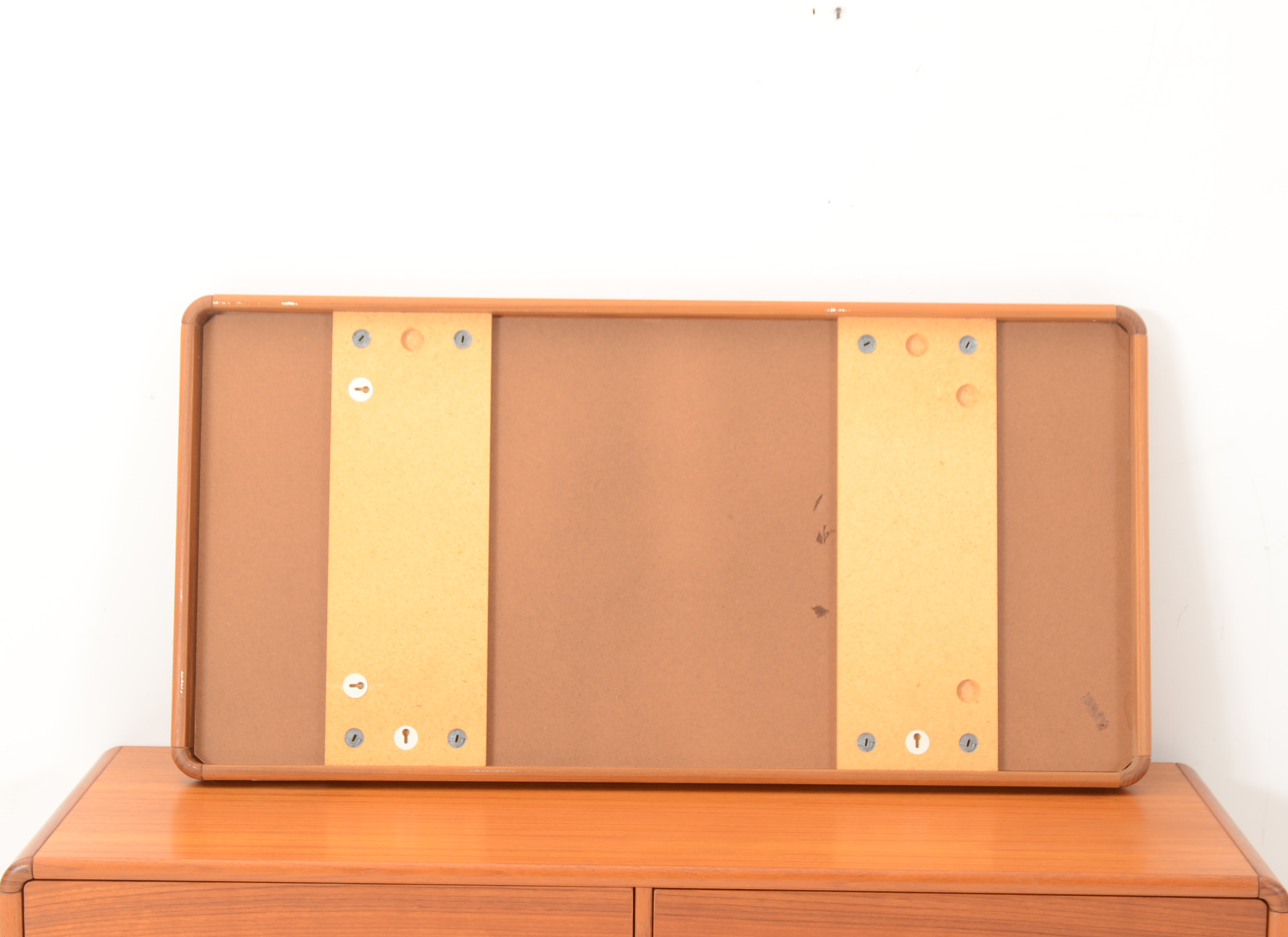 Danish Modern Teak Dresser and Wall Mirror