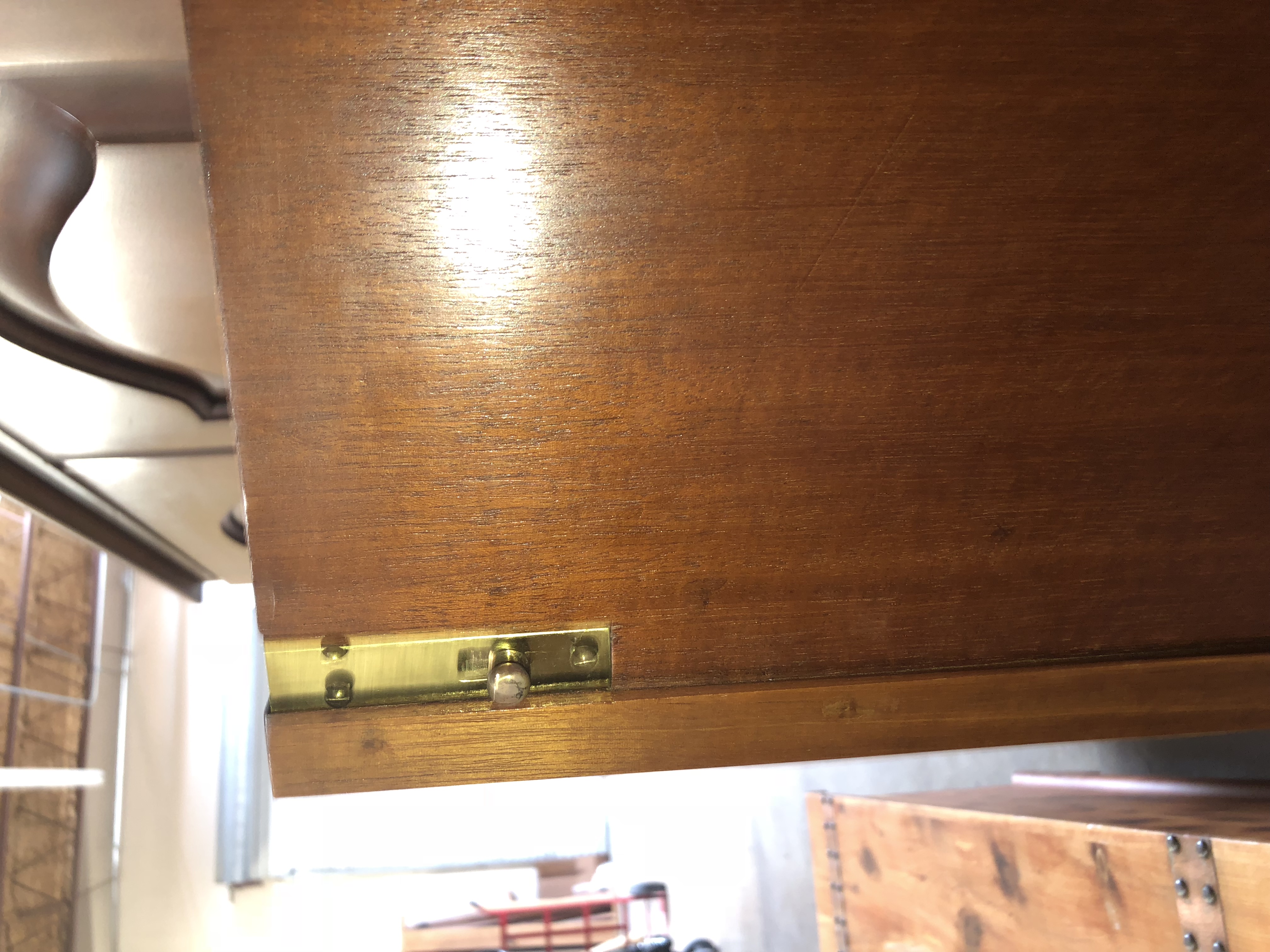 Vintage Art Deco Walnut Cabinet by Waring & Gillow