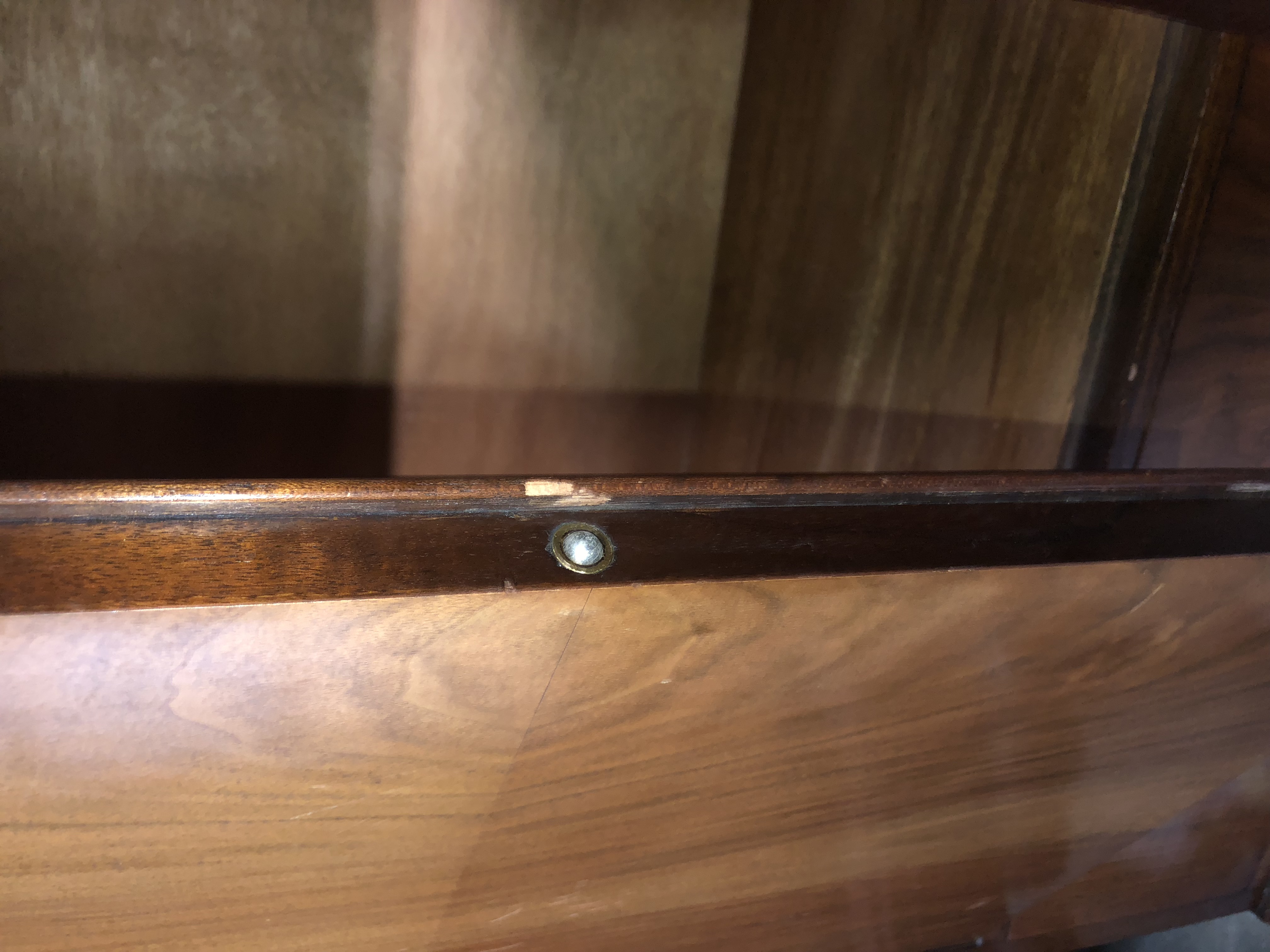 Vintage Art Deco Walnut Cabinet by Waring & Gillow