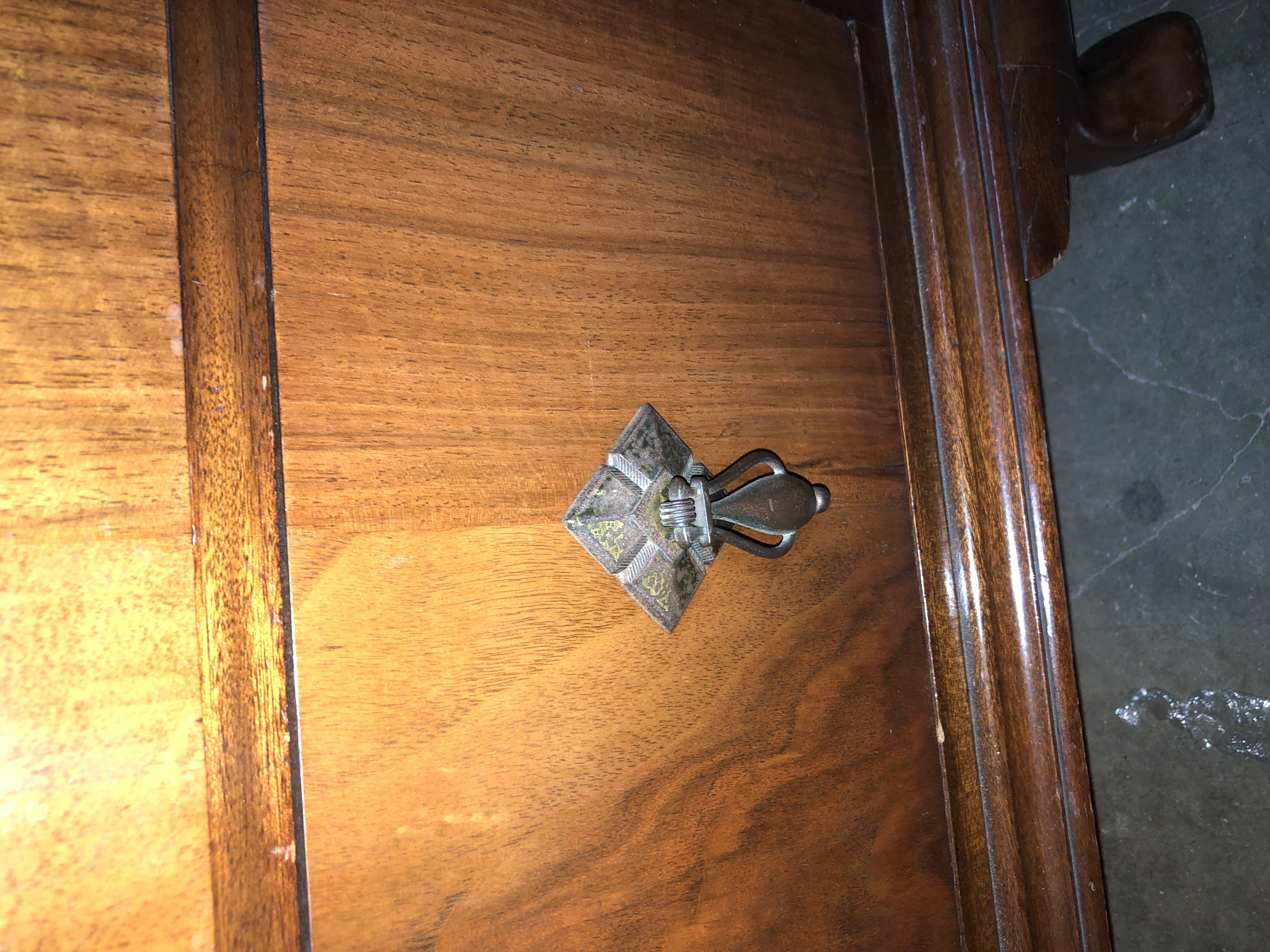 Vintage Art Deco Walnut Cabinet by Waring & Gillow