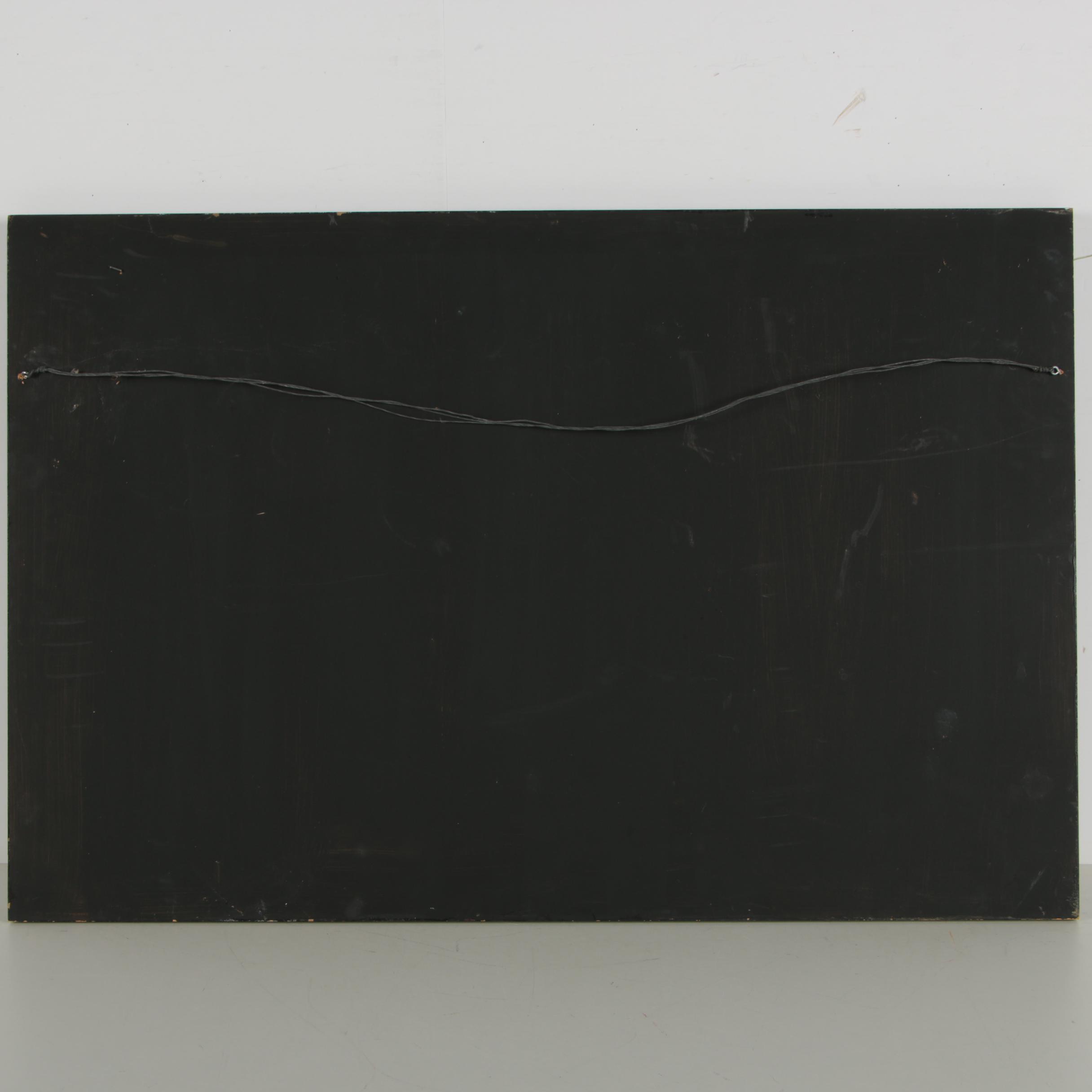 Painted Wood Carving "Cambridge District Rowing Club"