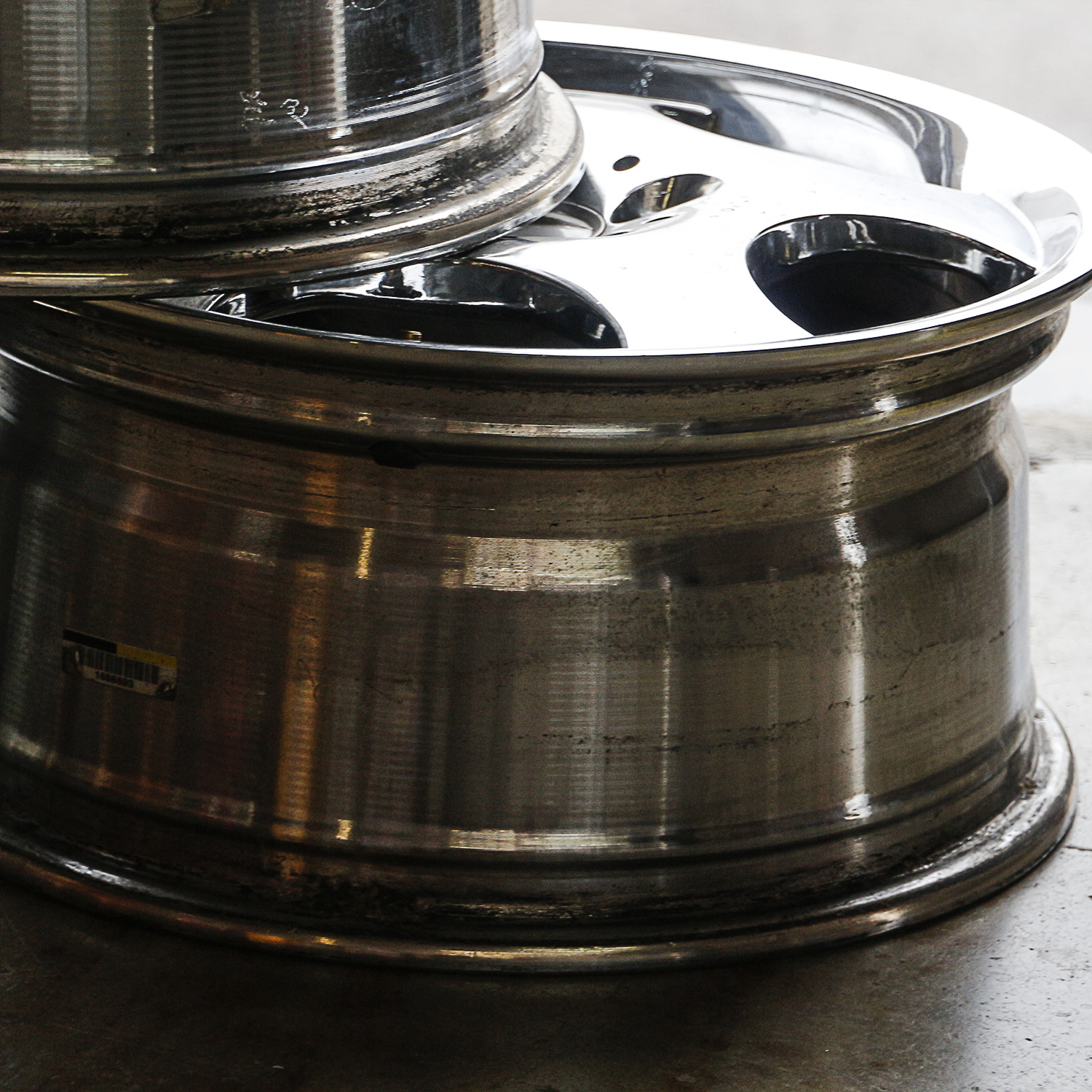 Mercedes-Benz Five Lug Polished Alloy Rims