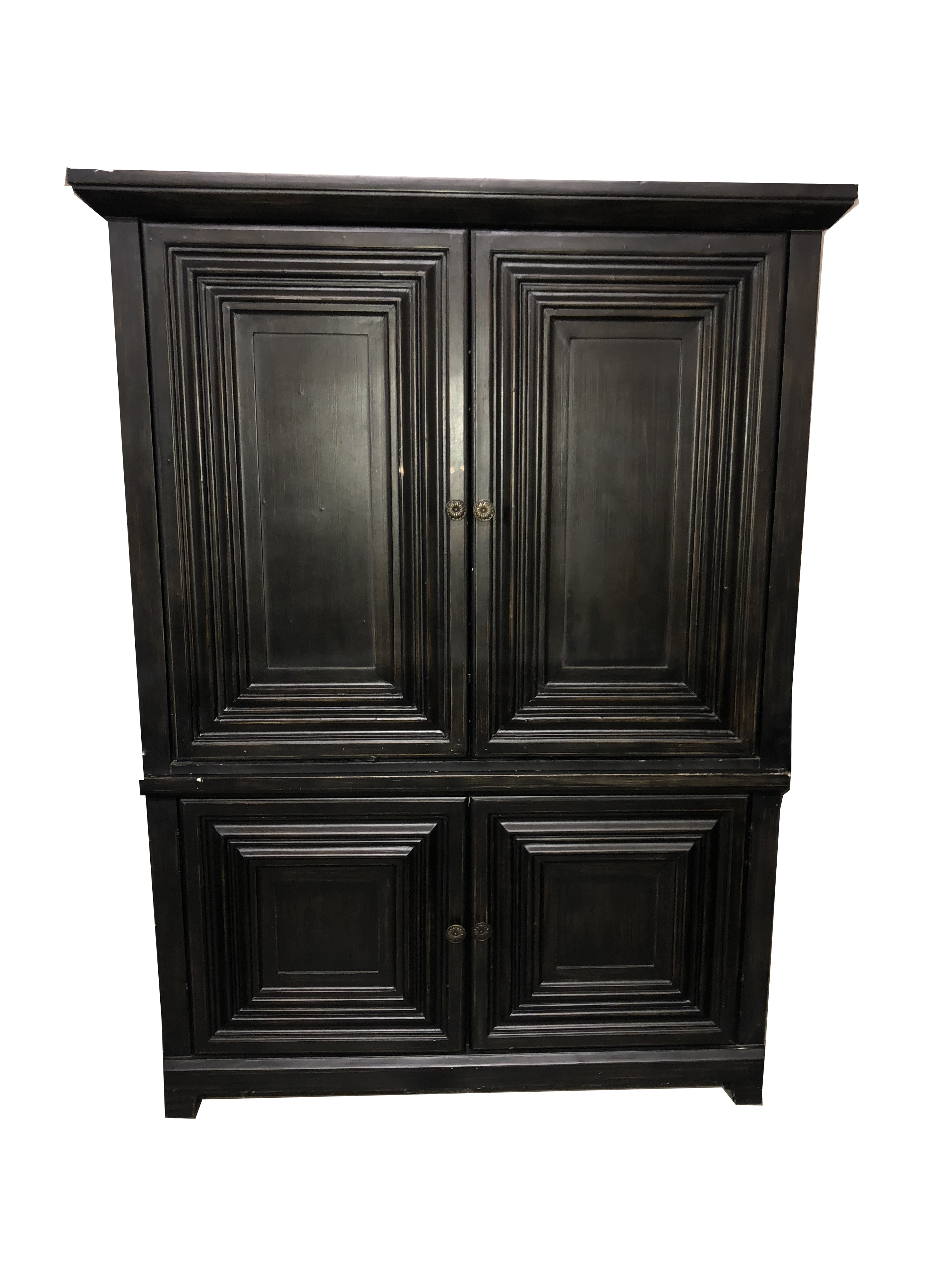 Espresso Colored Entertainment Cabinet