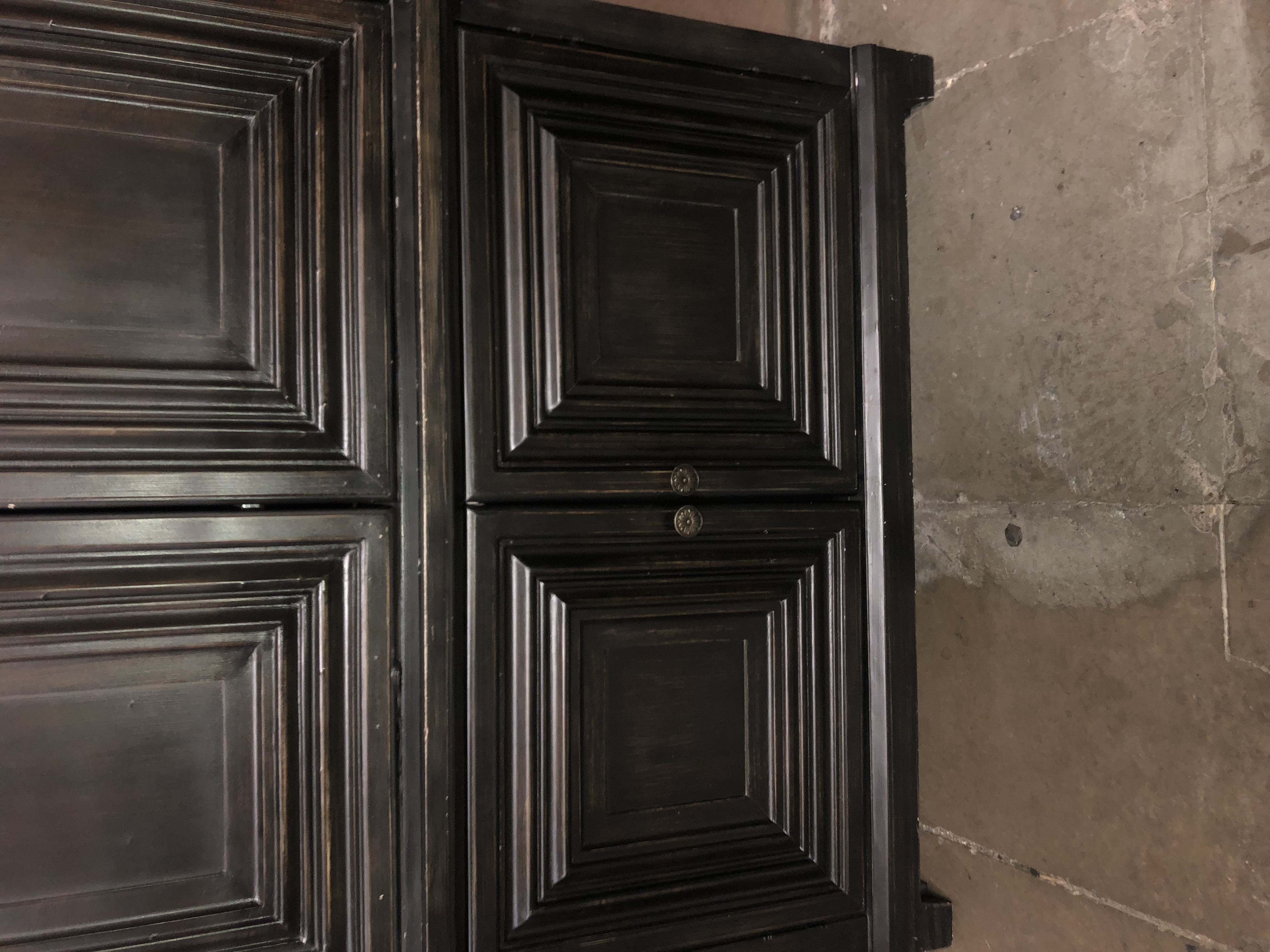 Espresso Colored Entertainment Cabinet