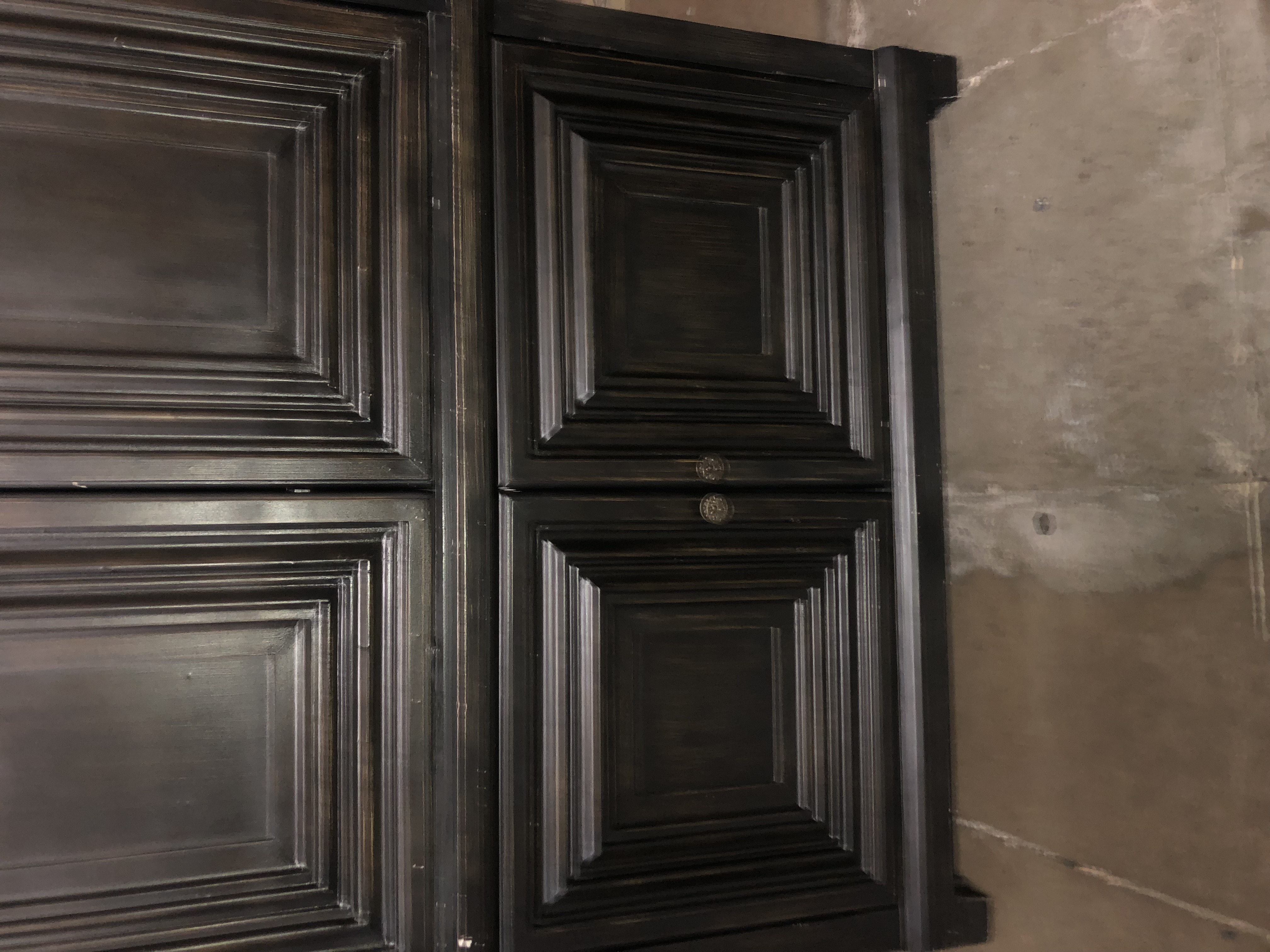 Espresso Colored Entertainment Cabinet