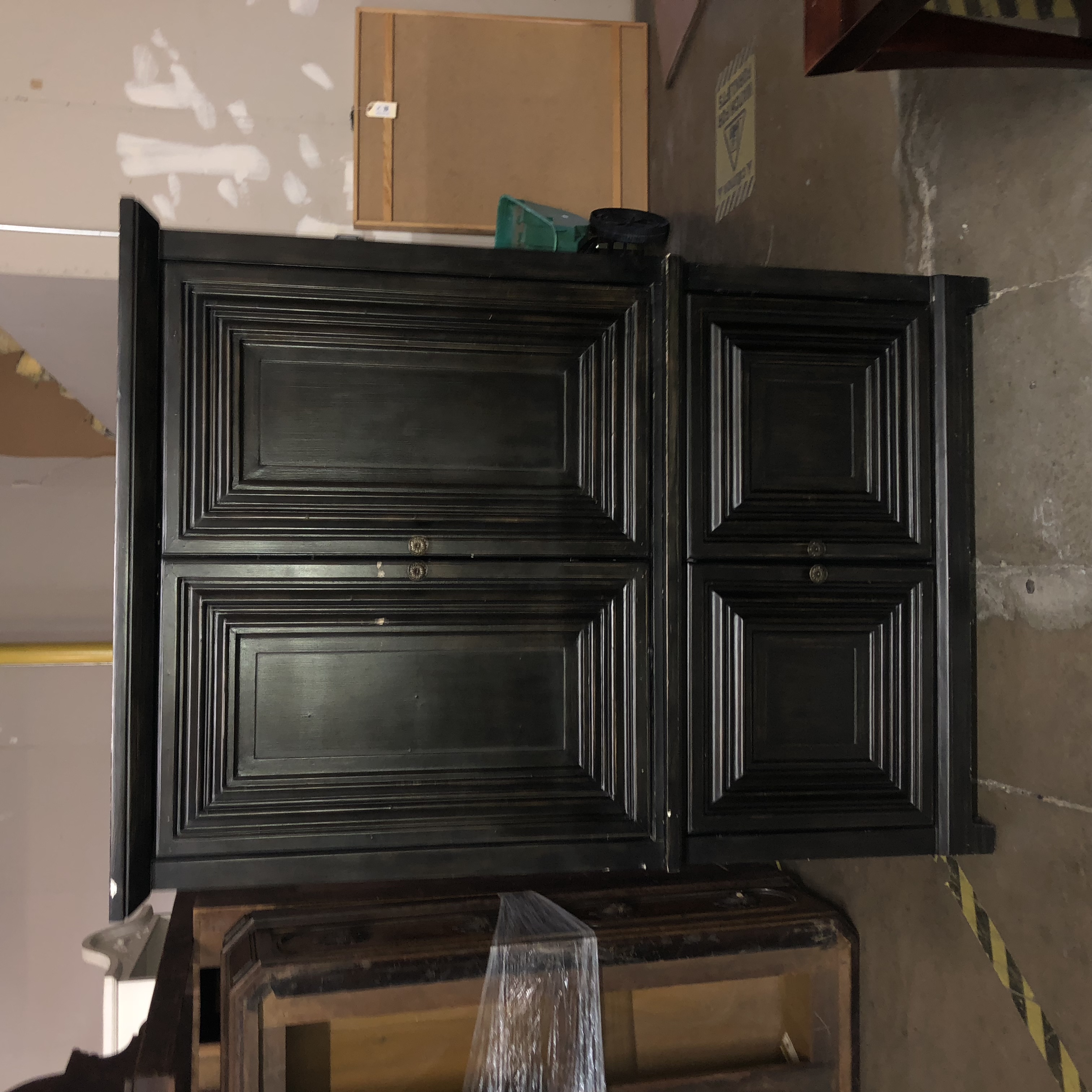 Espresso Colored Entertainment Cabinet