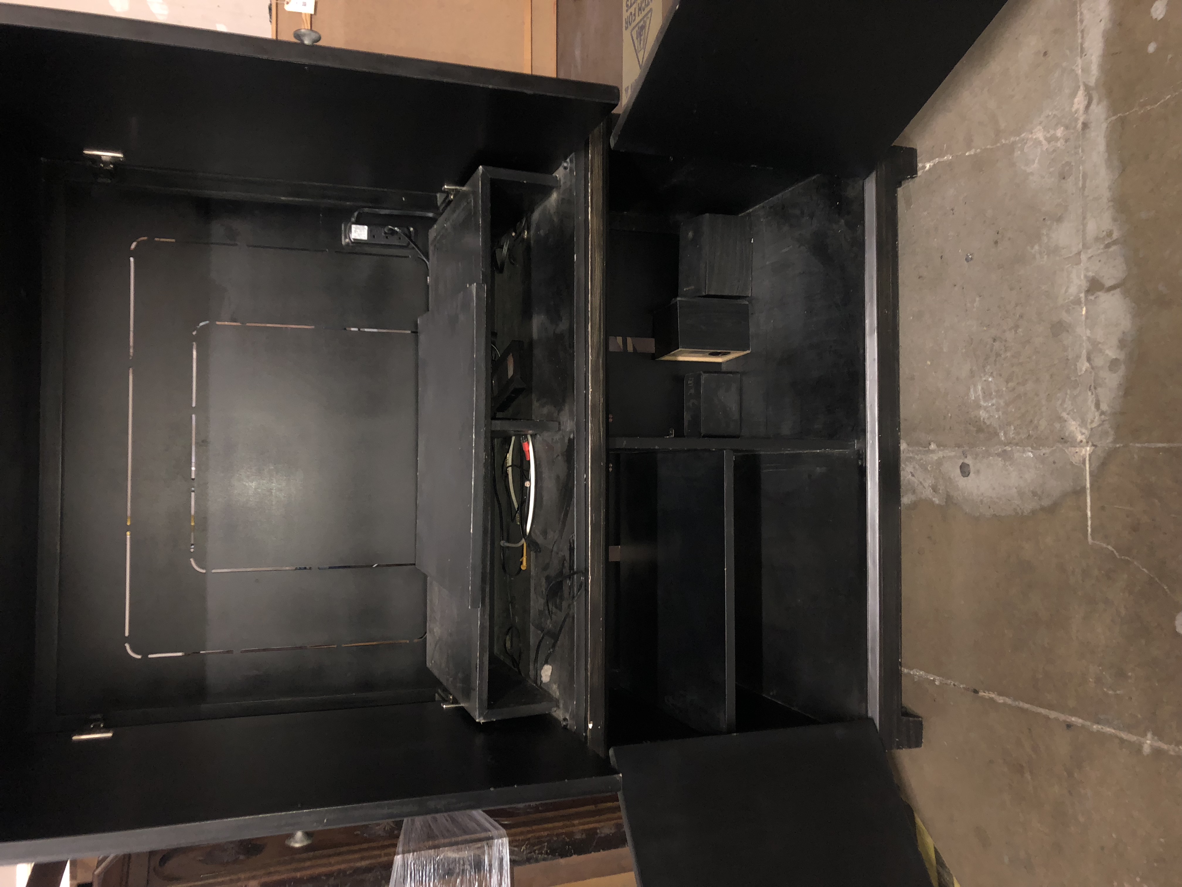 Espresso Colored Entertainment Cabinet