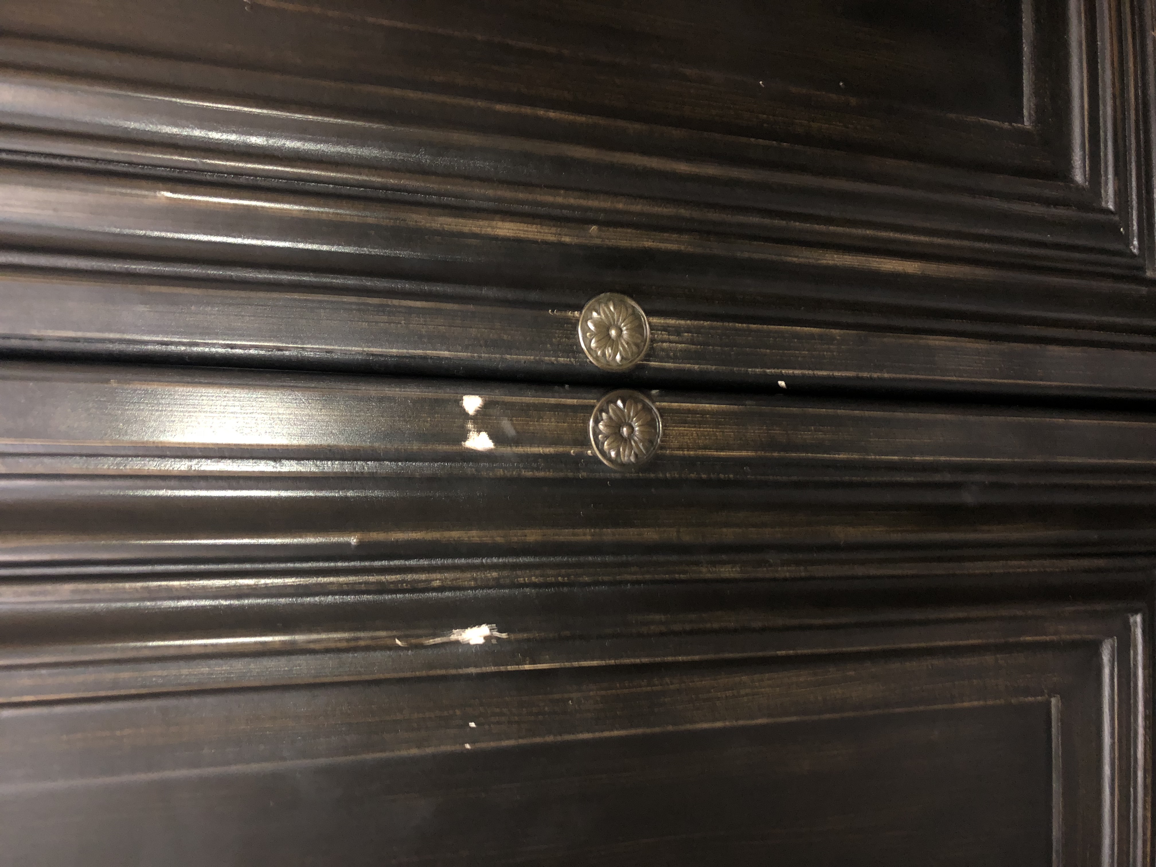 Espresso Colored Entertainment Cabinet