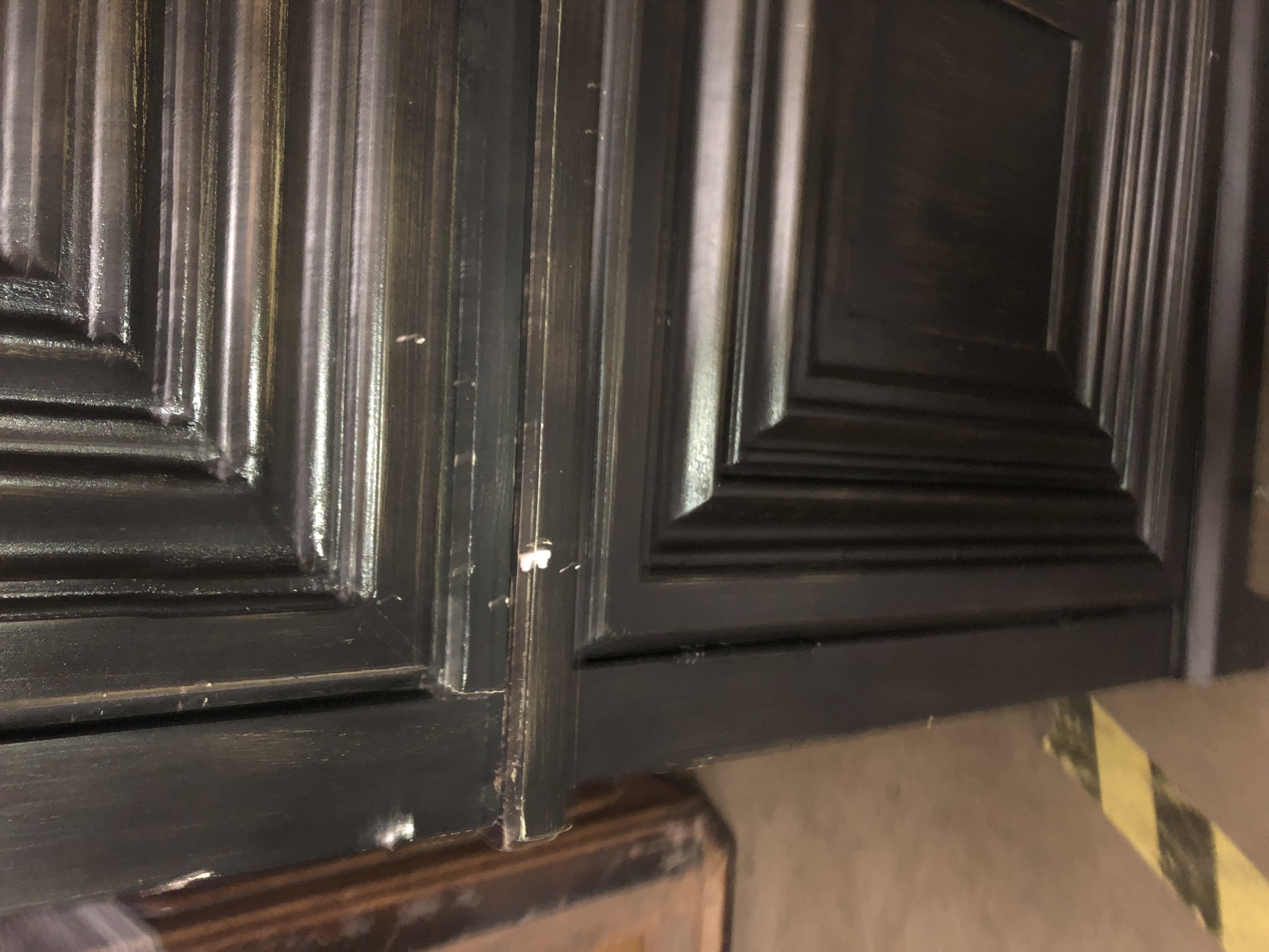 Espresso Colored Entertainment Cabinet