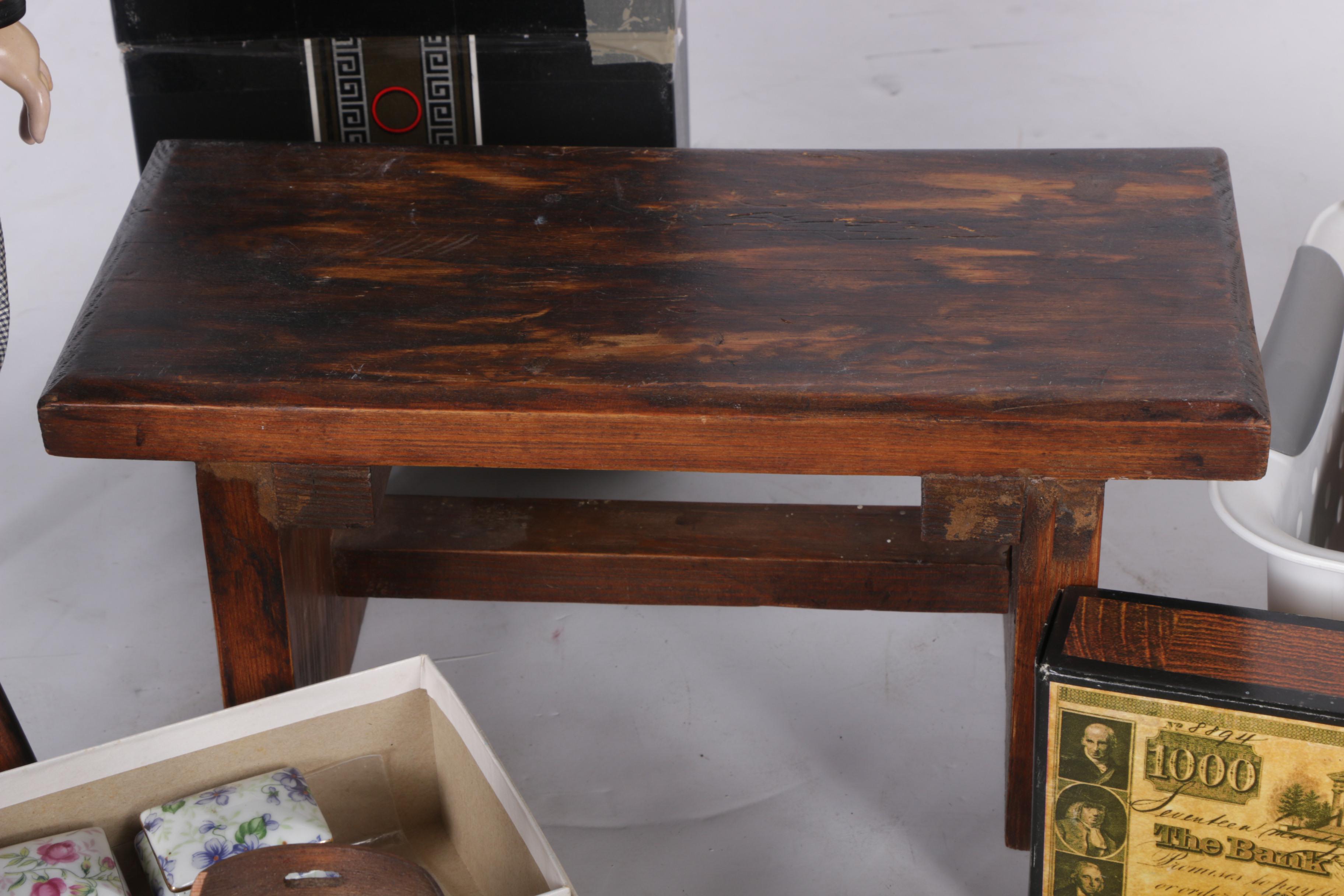 Antique German Bisque and Composition Doll with China Head Dolls and Accessories