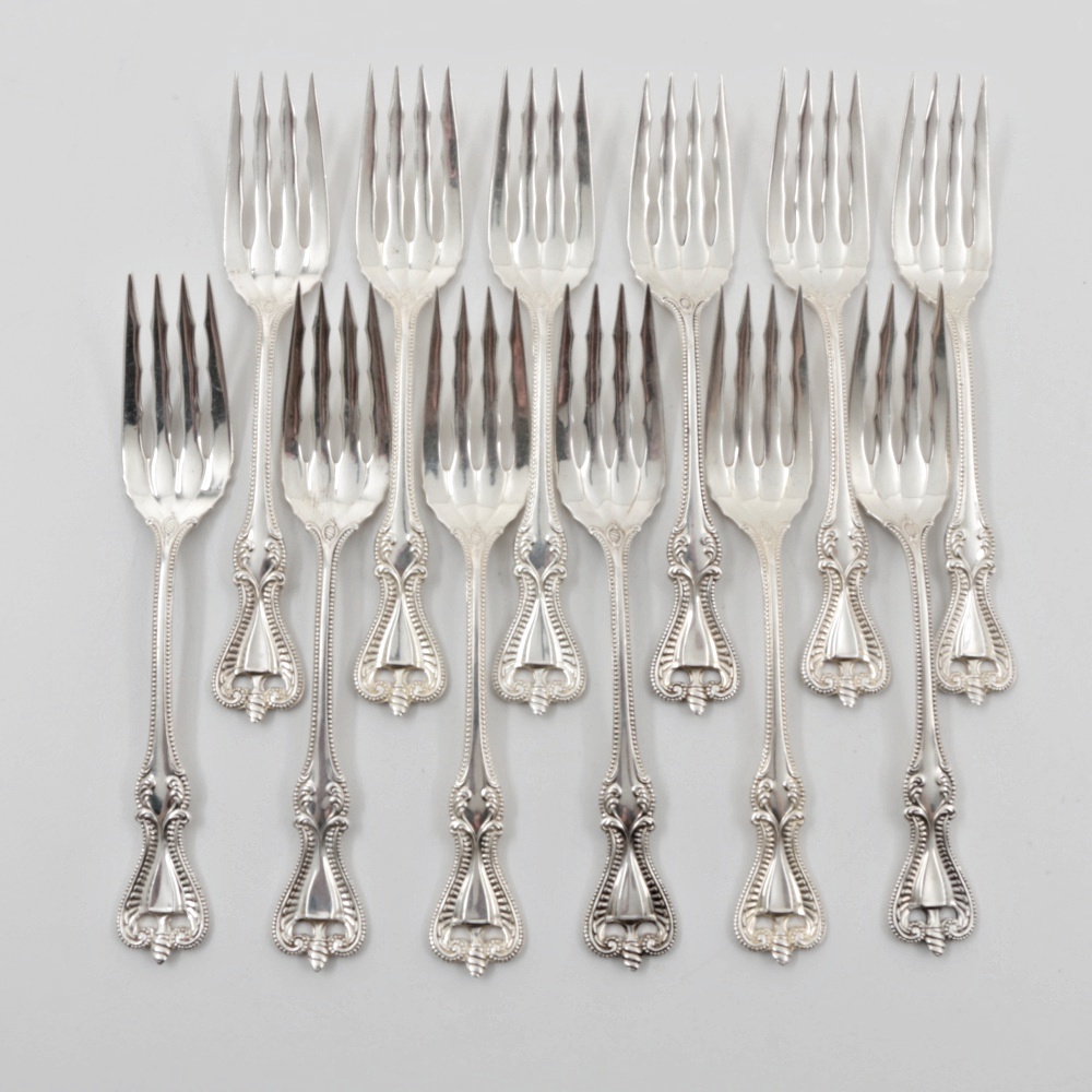 Towle "Old Colonial" Sterling Silver Flatware, Service for Twelve