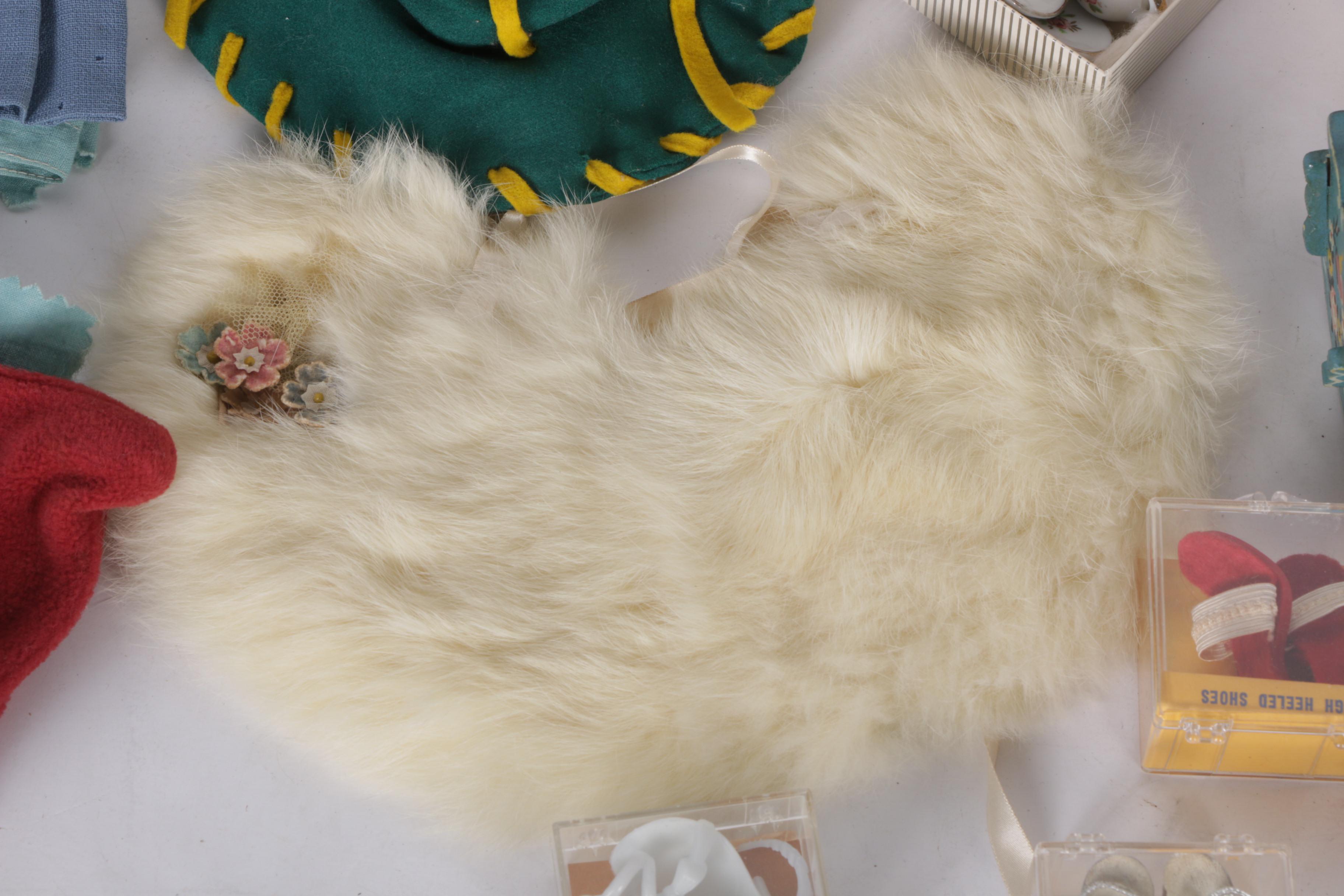 1950s Madame Alexander "Cissy" Doll with Vintage Dolls and Accessories