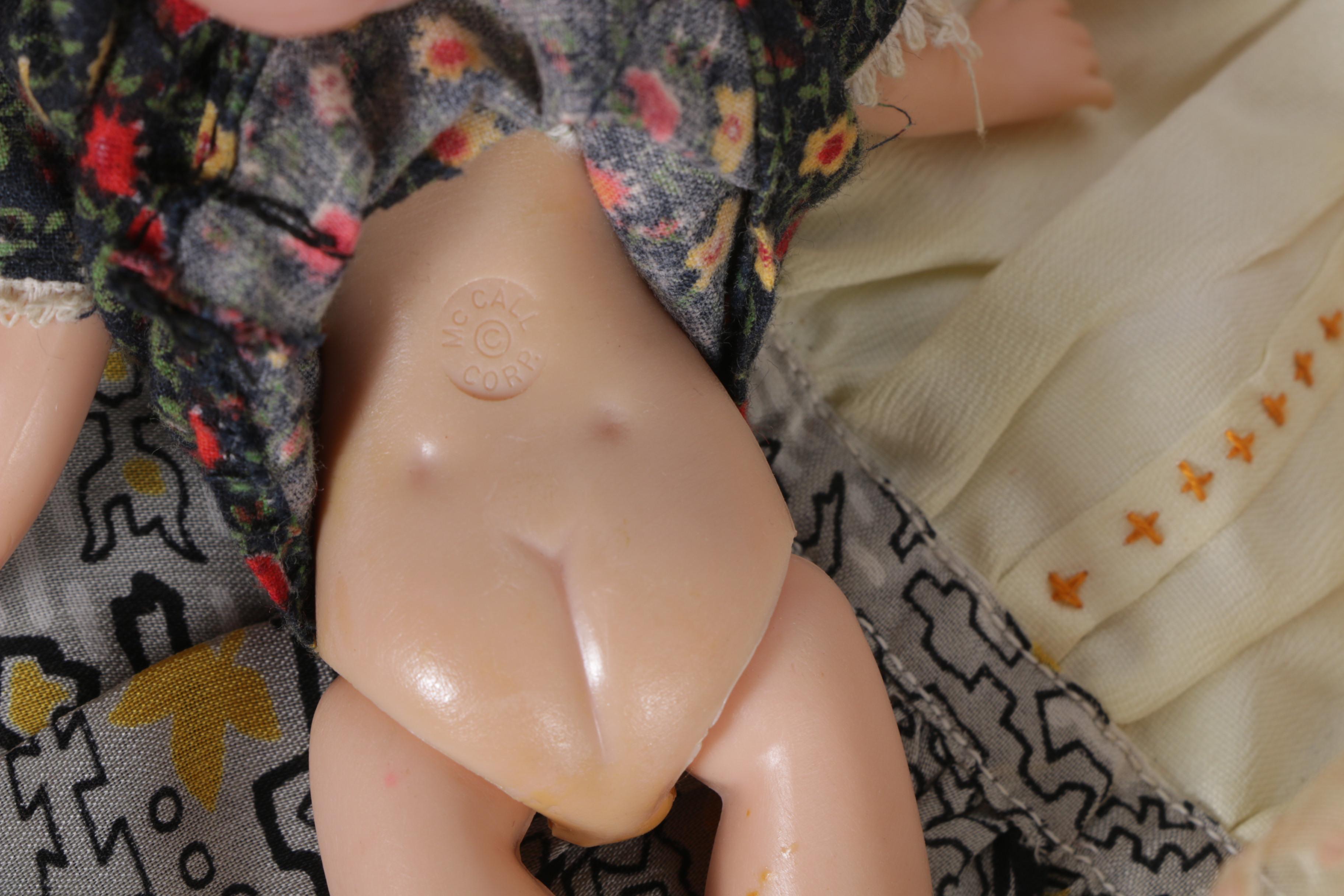 1950s Madame Alexander "Cissy" Doll with Vintage Dolls and Accessories