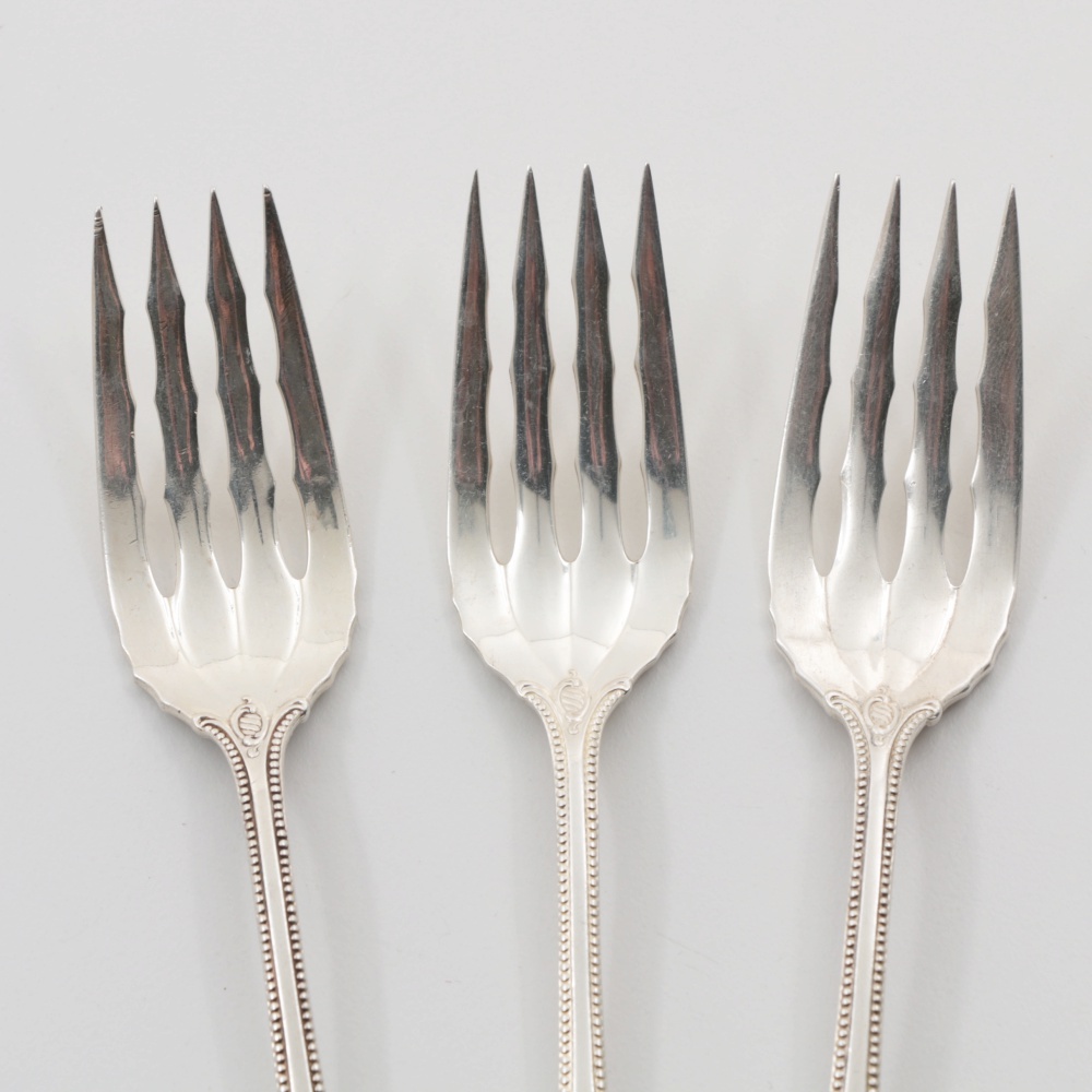 Towle Sterling Silver Service for Twelve in "Old Colonial" Pattern