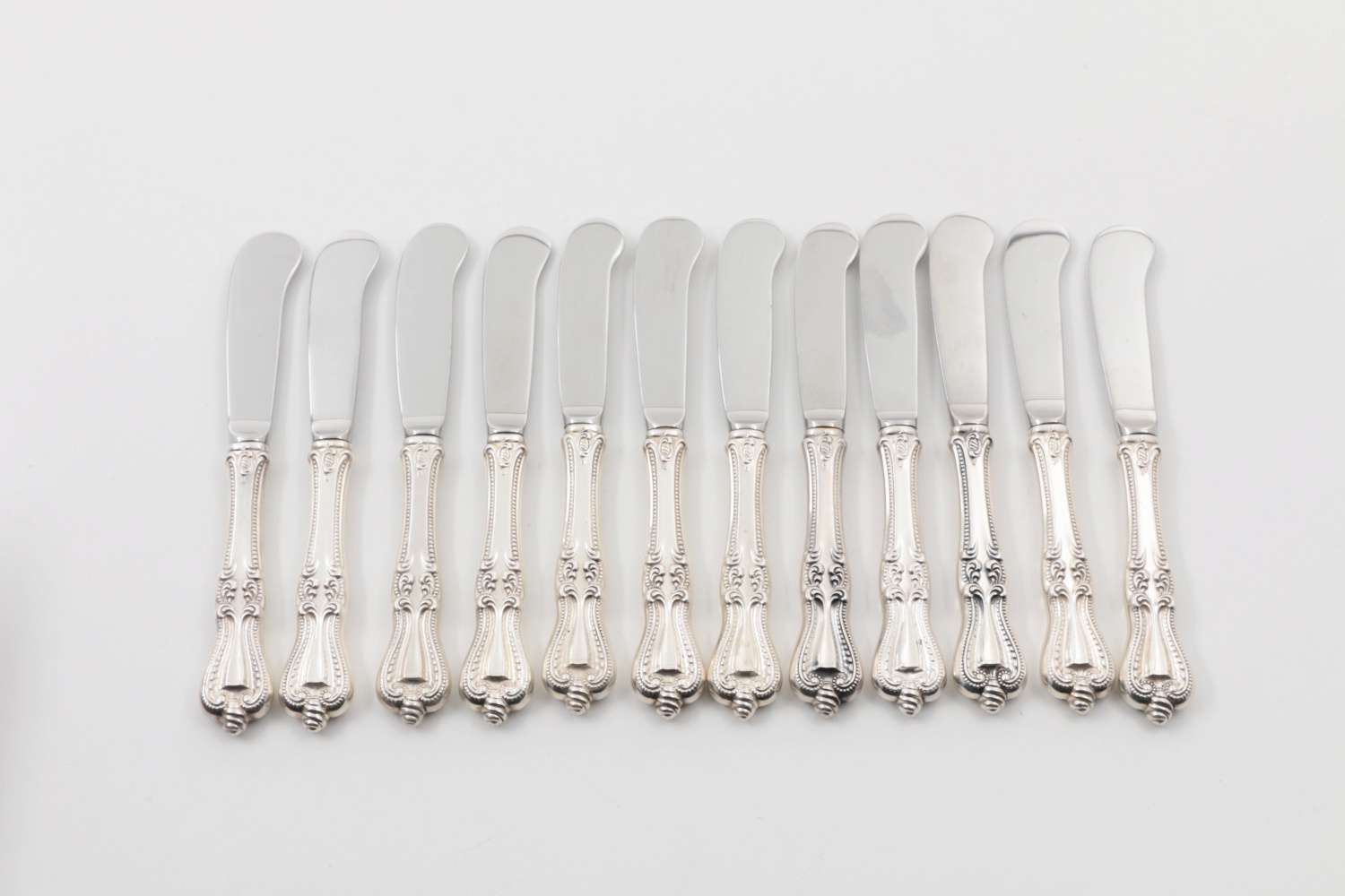 Towle Sterling Silver Service for Twelve in "Old Colonial" Pattern