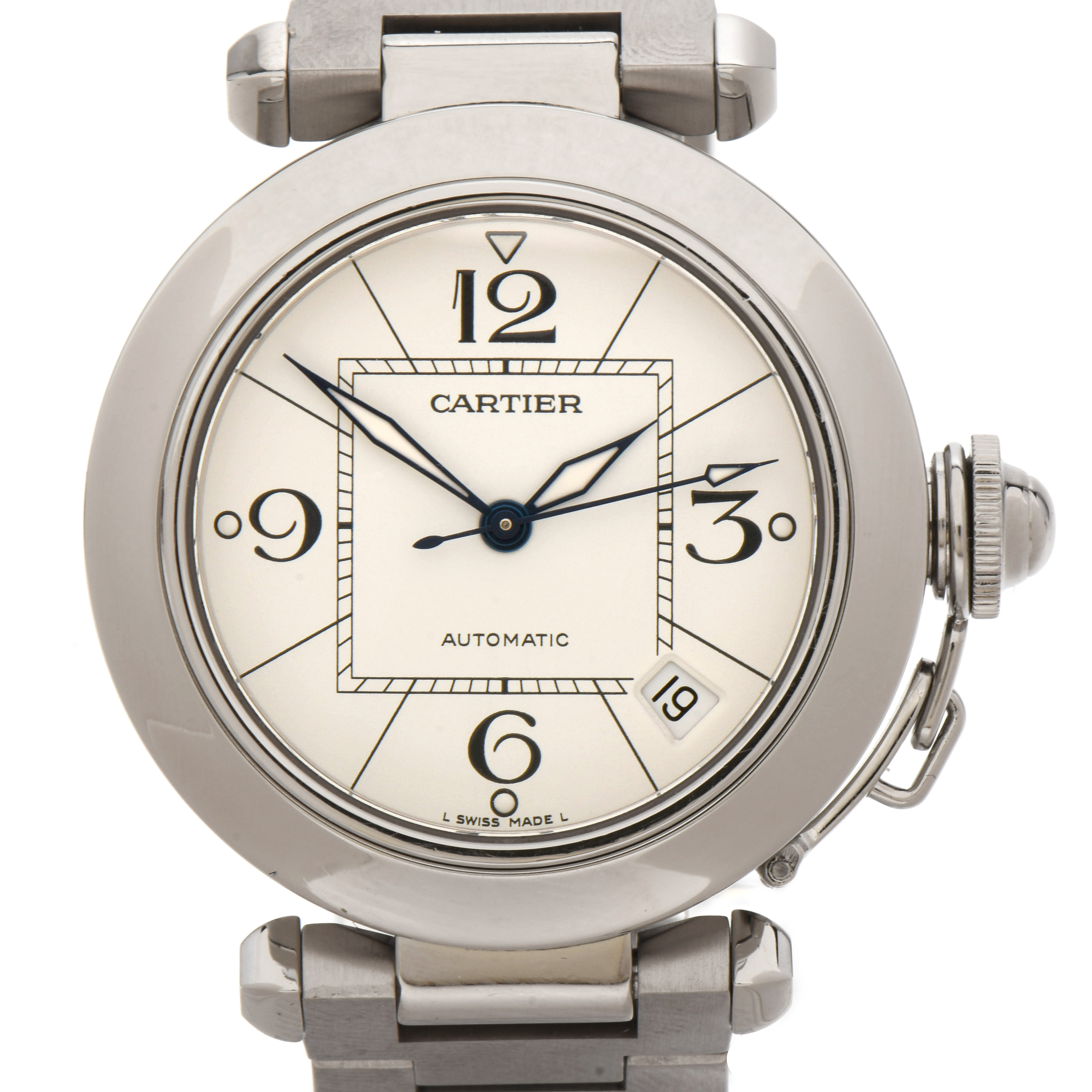 Pasha de Cartier Automatic 35mm Stainless Steel Watch