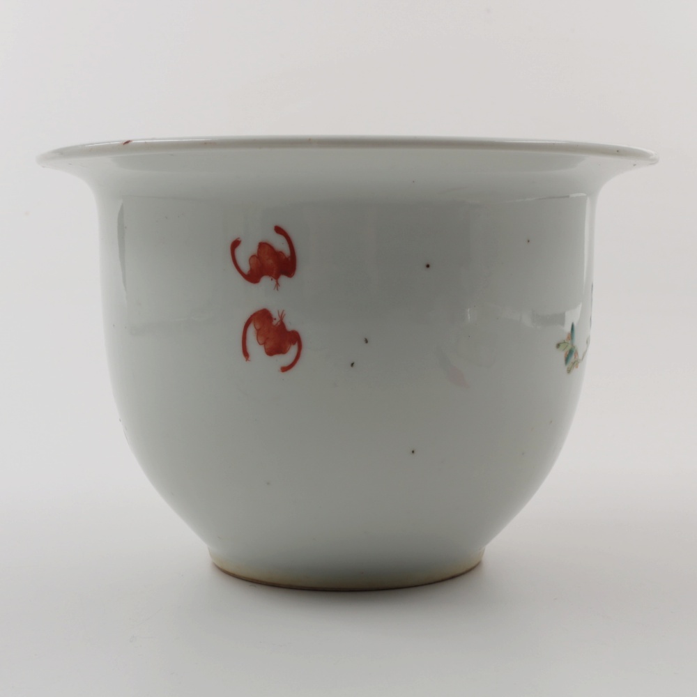 Chinese Qing Dynasty Famille Rose Porcelain Planter