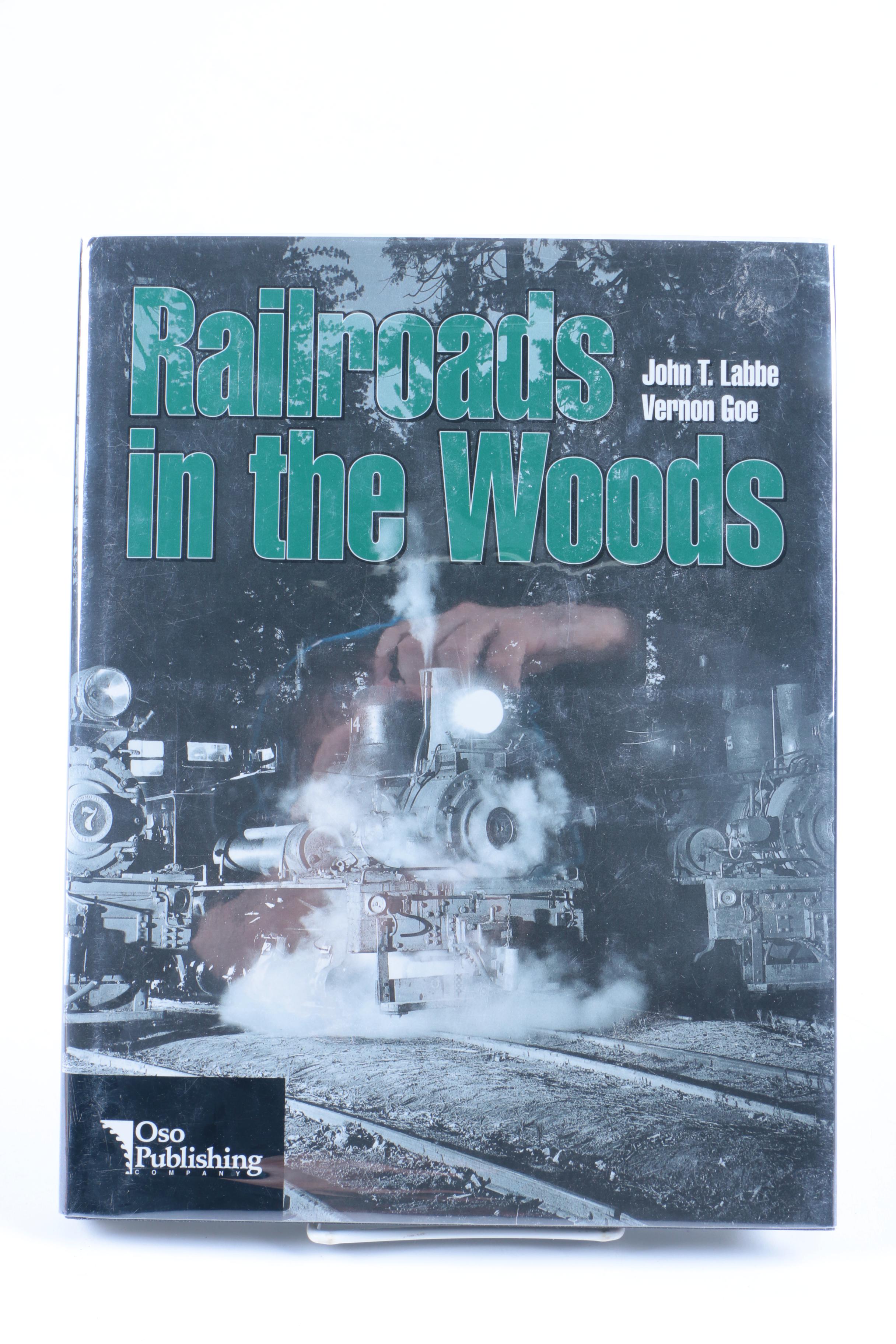 Assorted Hardcover Books on Trains including "Train Wrecks"