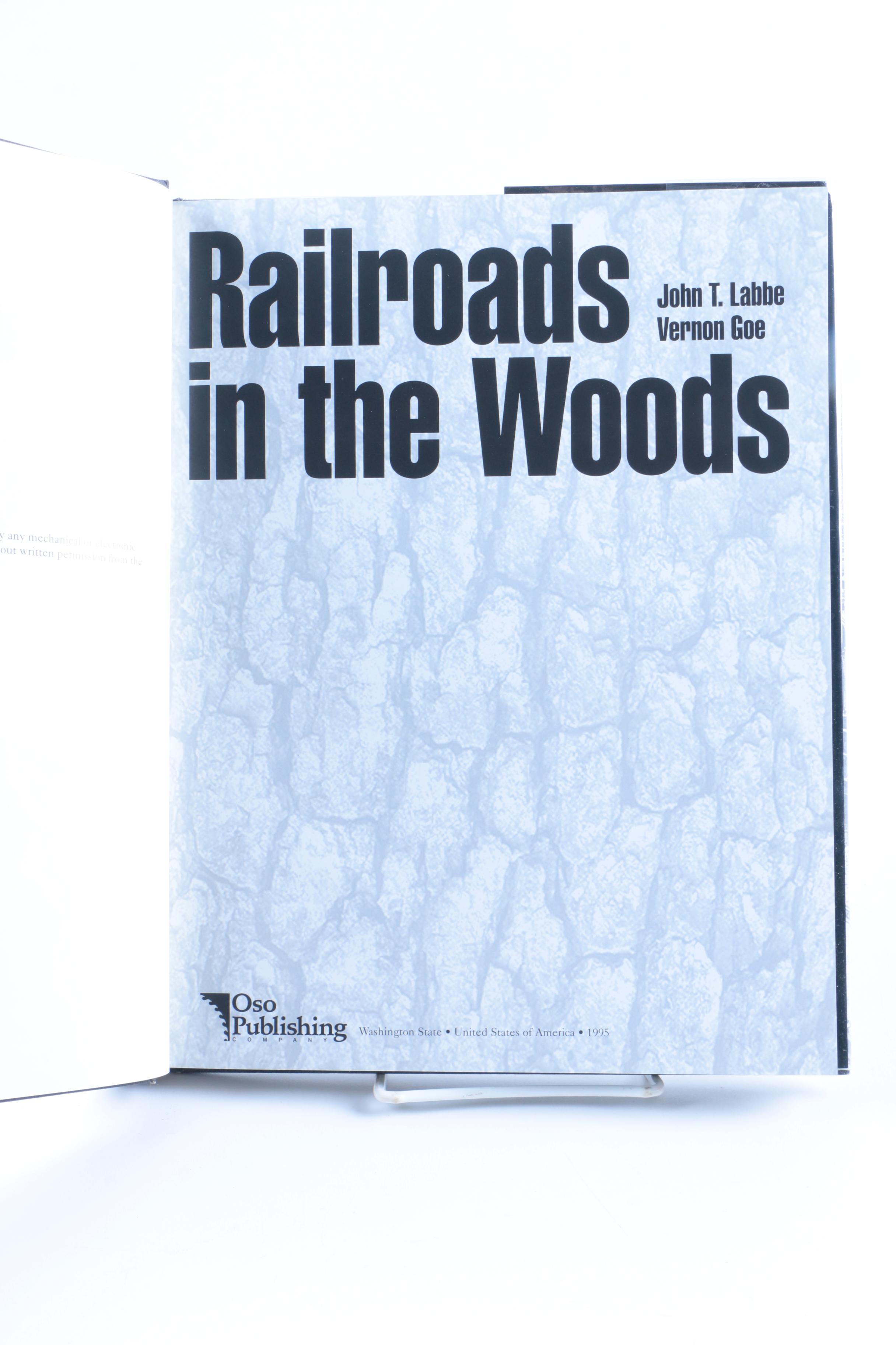 Assorted Hardcover Books on Trains including "Train Wrecks"