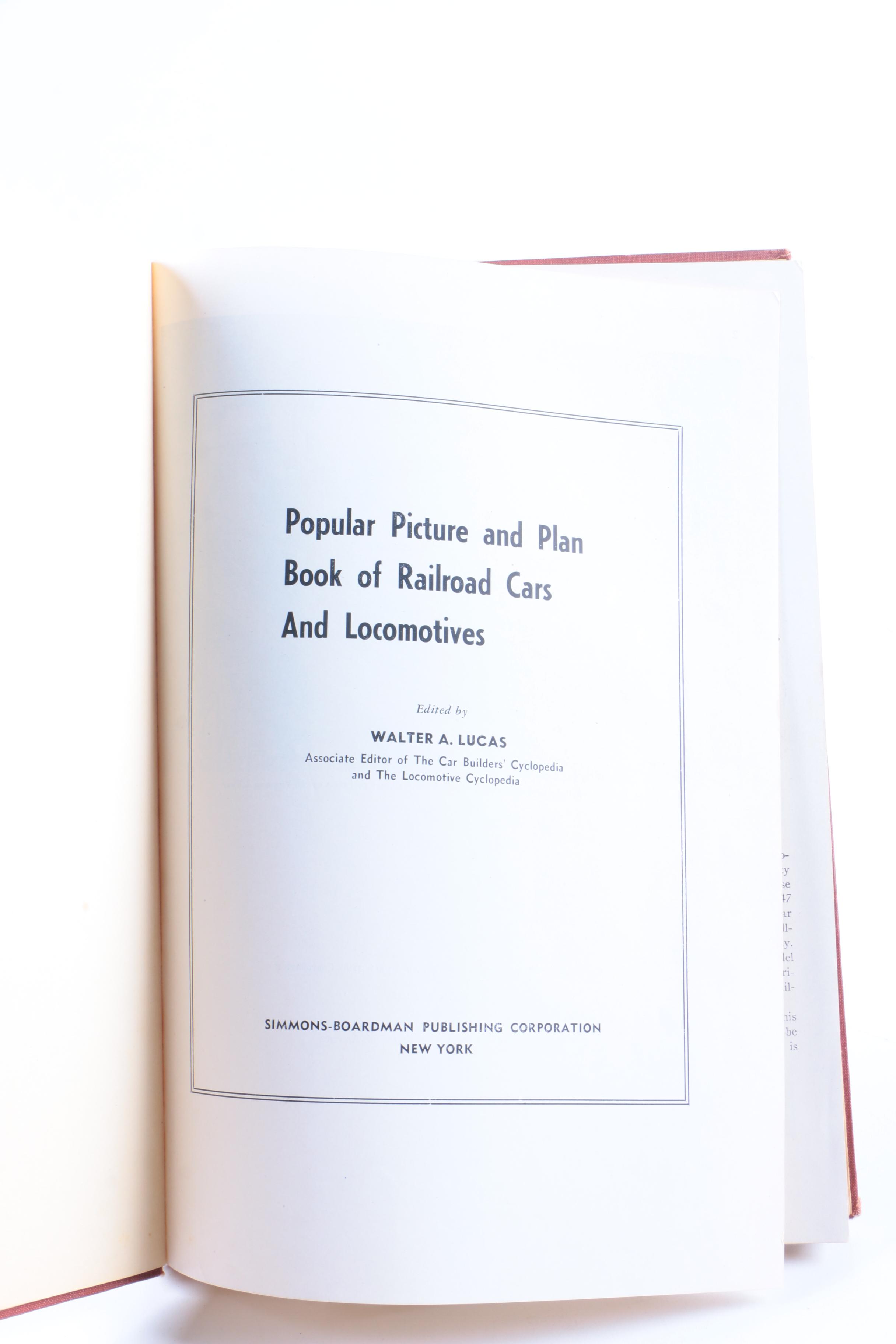 Assorted Hardcover Books on Trains including "Train Wrecks"