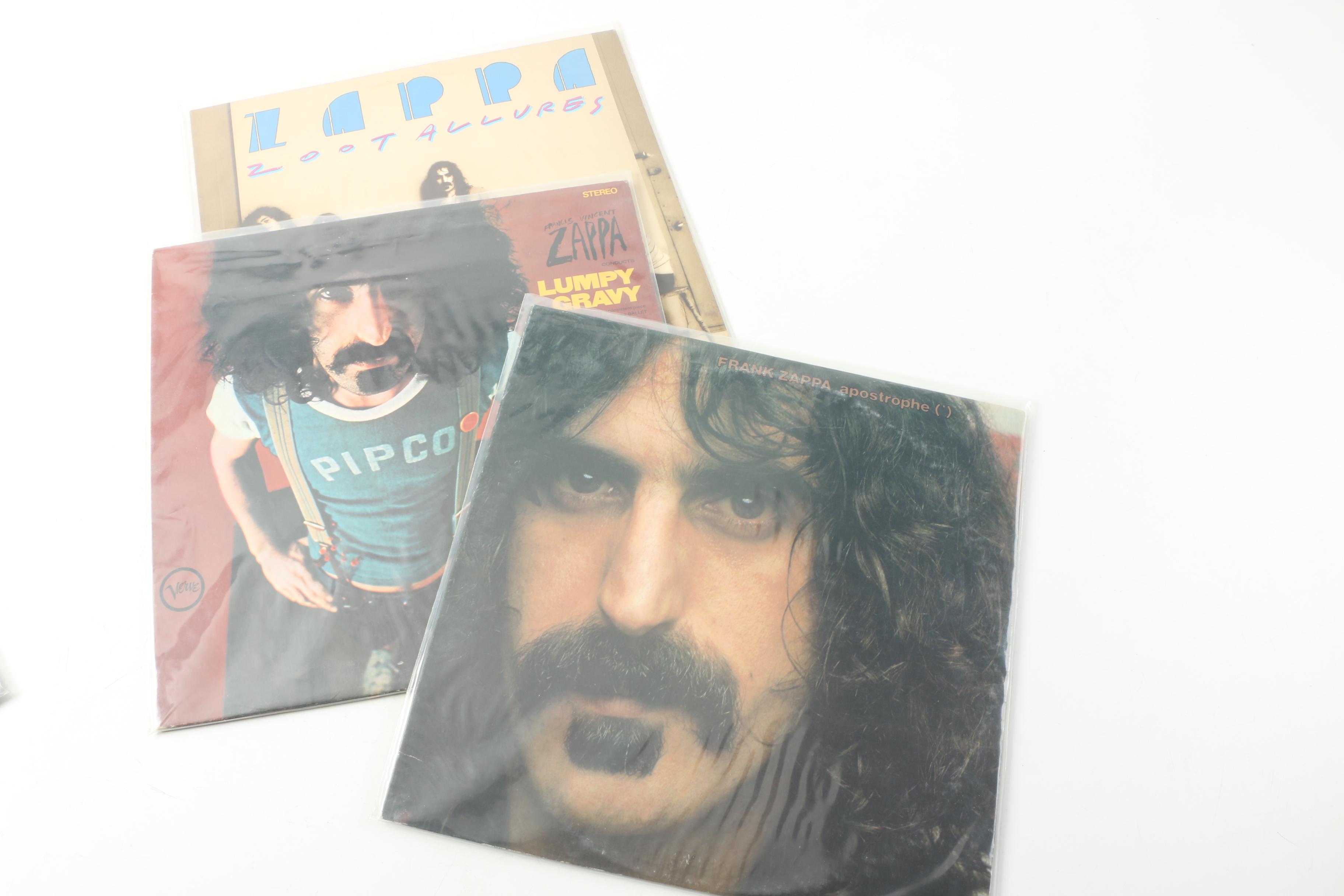 Frank Zappa Records Including "Apostrophe (')" and "Lumpy Gravy" UK Pressing