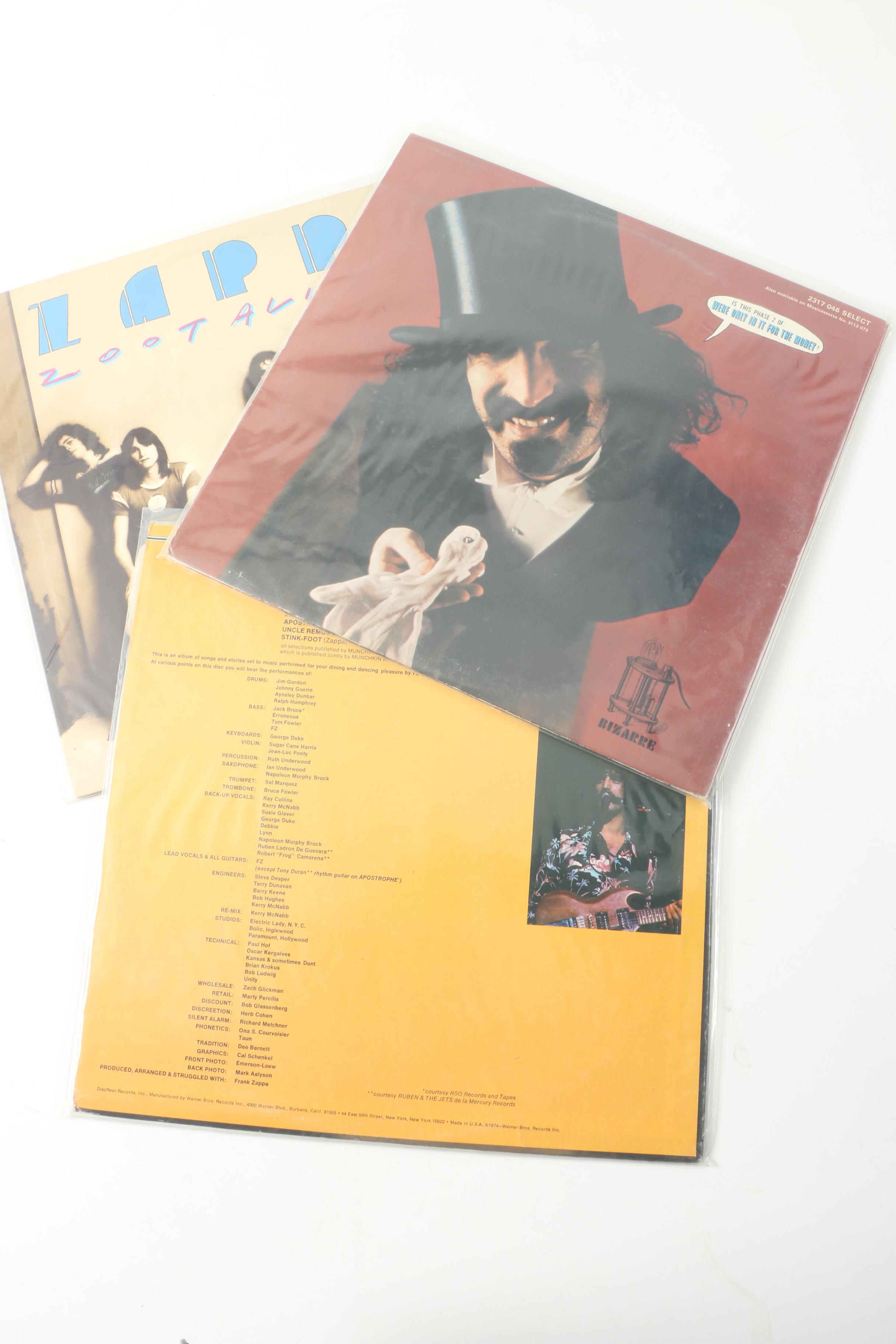 Frank Zappa Records Including "Apostrophe (')" and "Lumpy Gravy" UK Pressing
