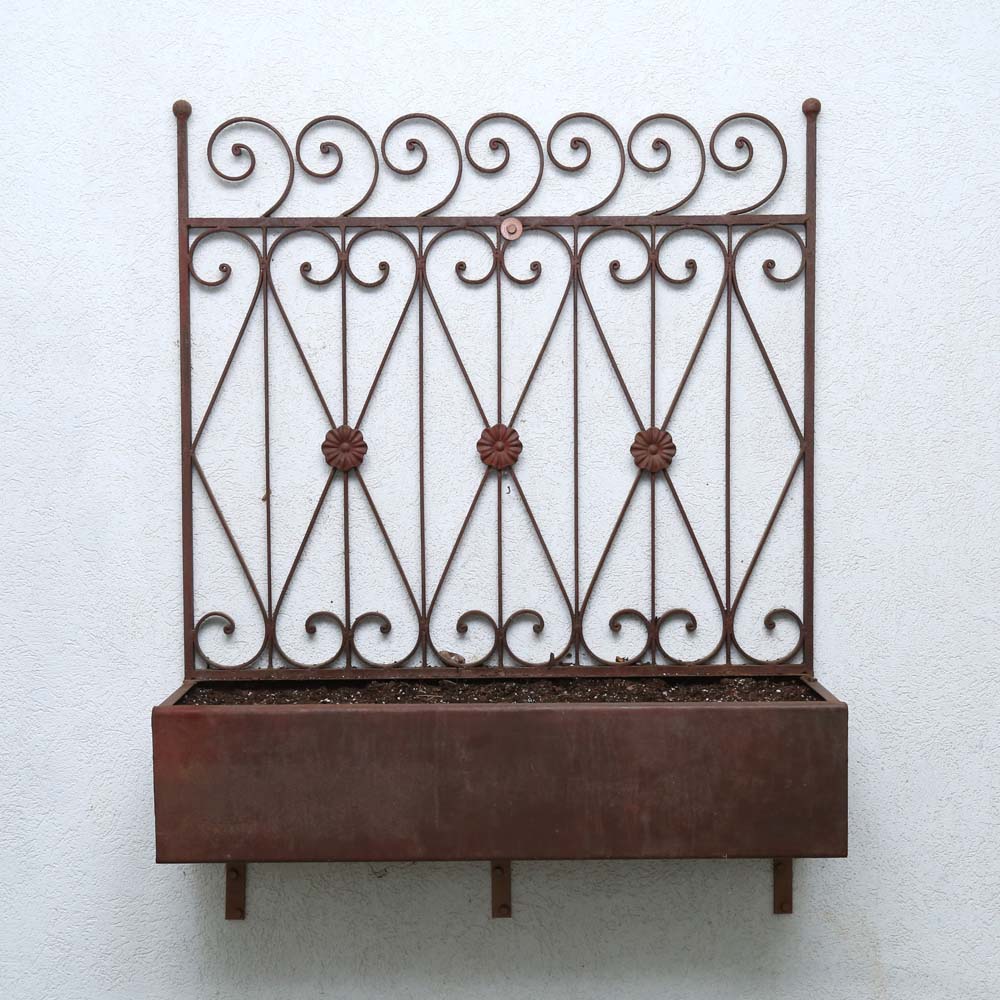 Wrought Iron Wall Planter
