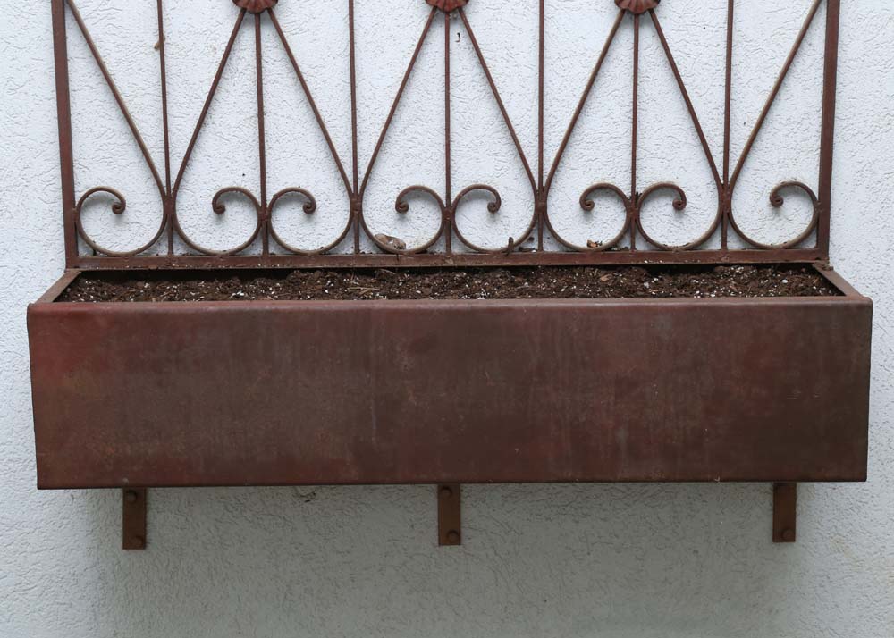 Wrought Iron Wall Planter