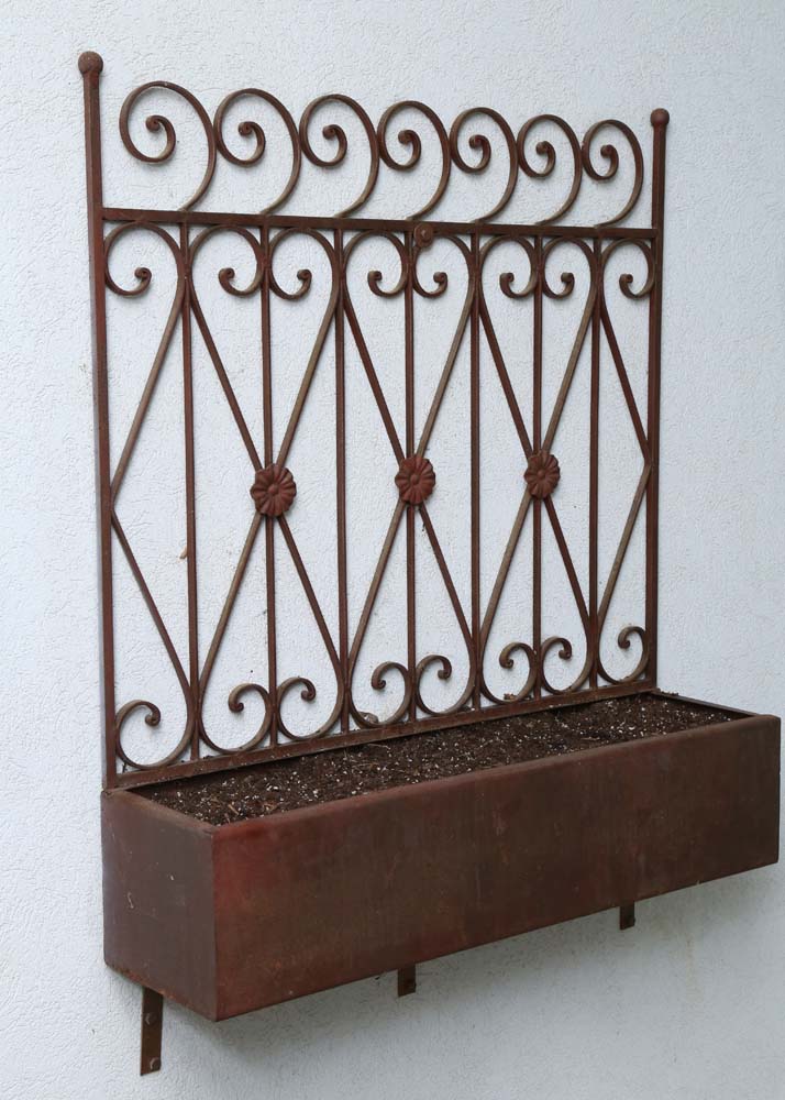Wrought Iron Wall Planter