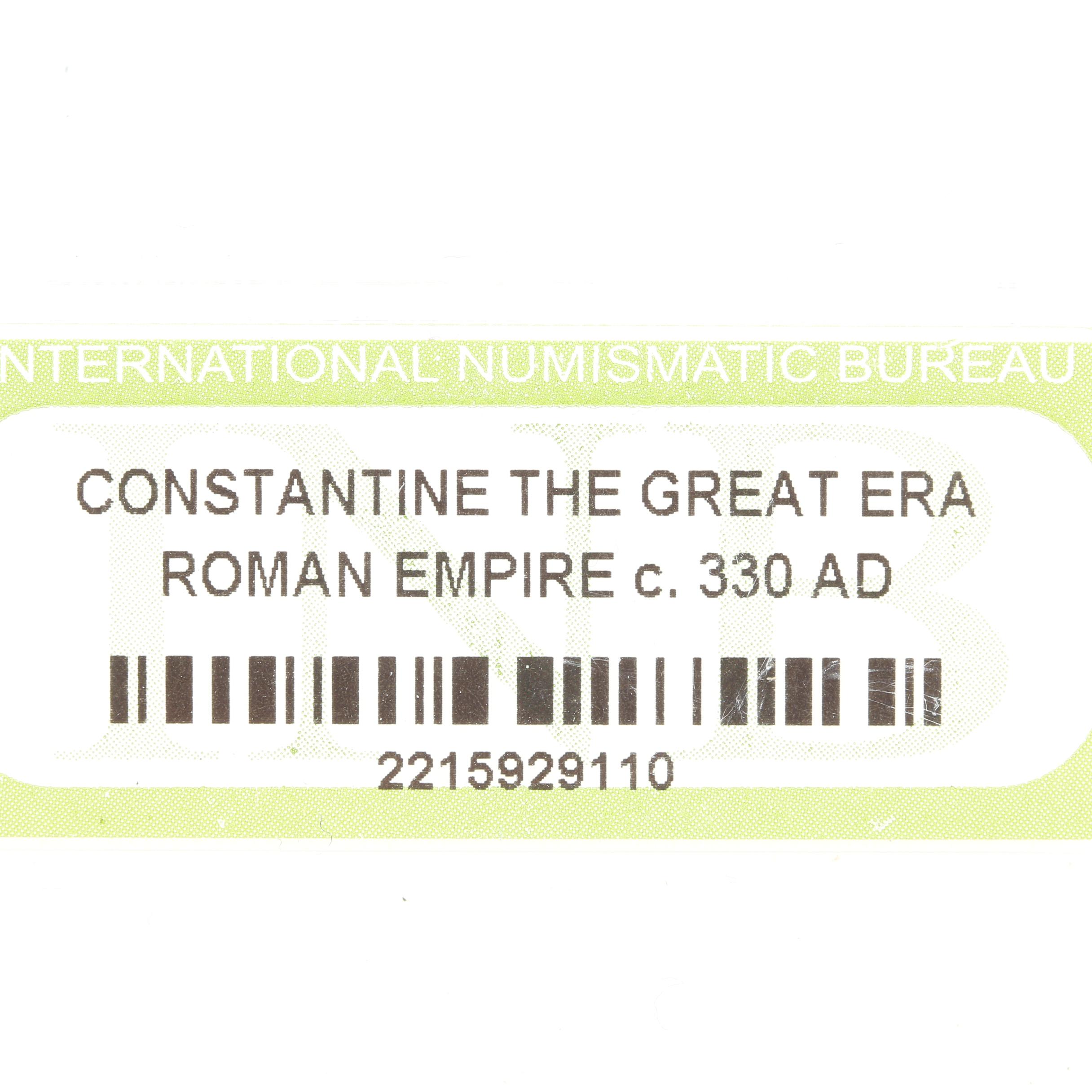 Ten Ancient Roman Imperial Bronze Coins from Constantine the Great's Era