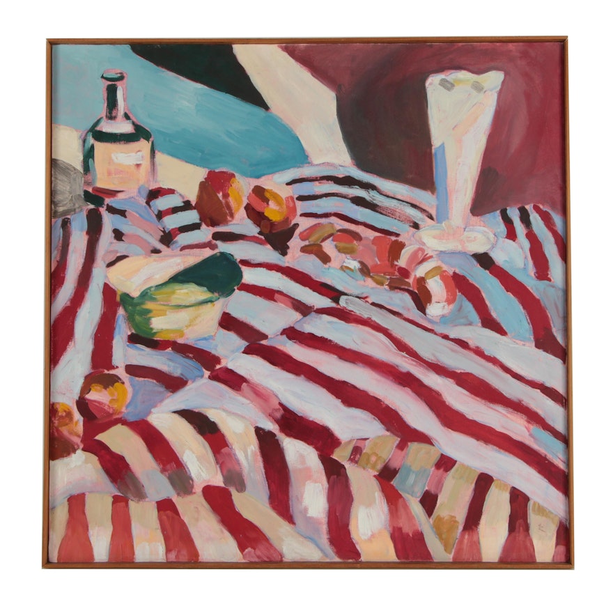 A. Zeisler Still Life Oil Painting