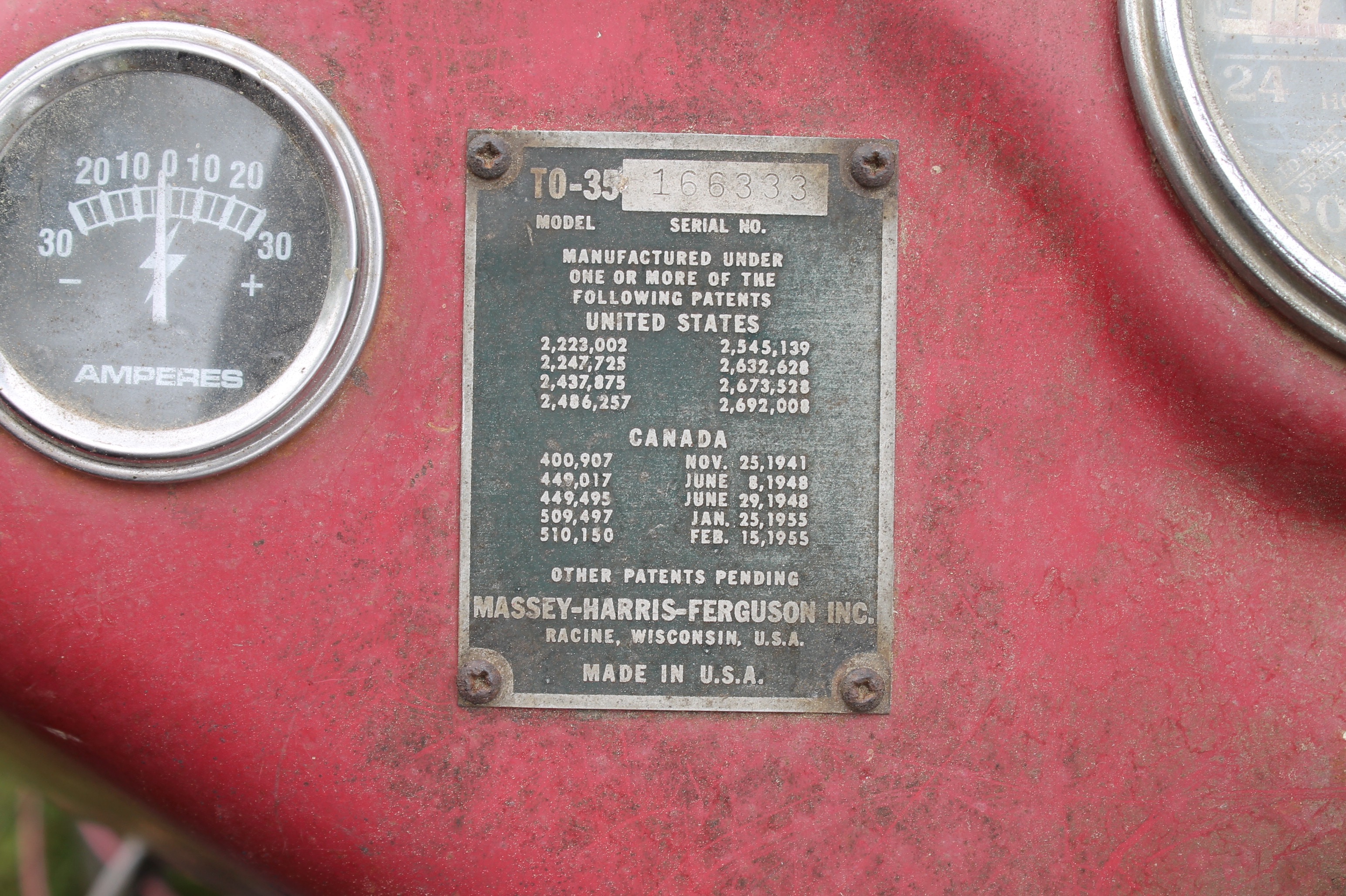 1955 Ferguson 35 Tractor