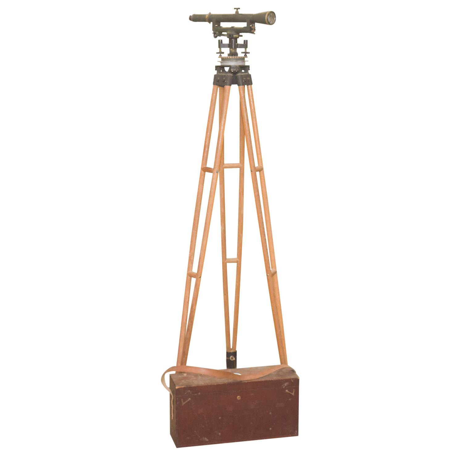 Vintage W. & L.E. Gurley Surveyor's Transit with Case and Tripod