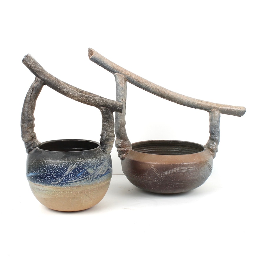 Hand Thrown Japanese Style Bowls by Fred Borthwick