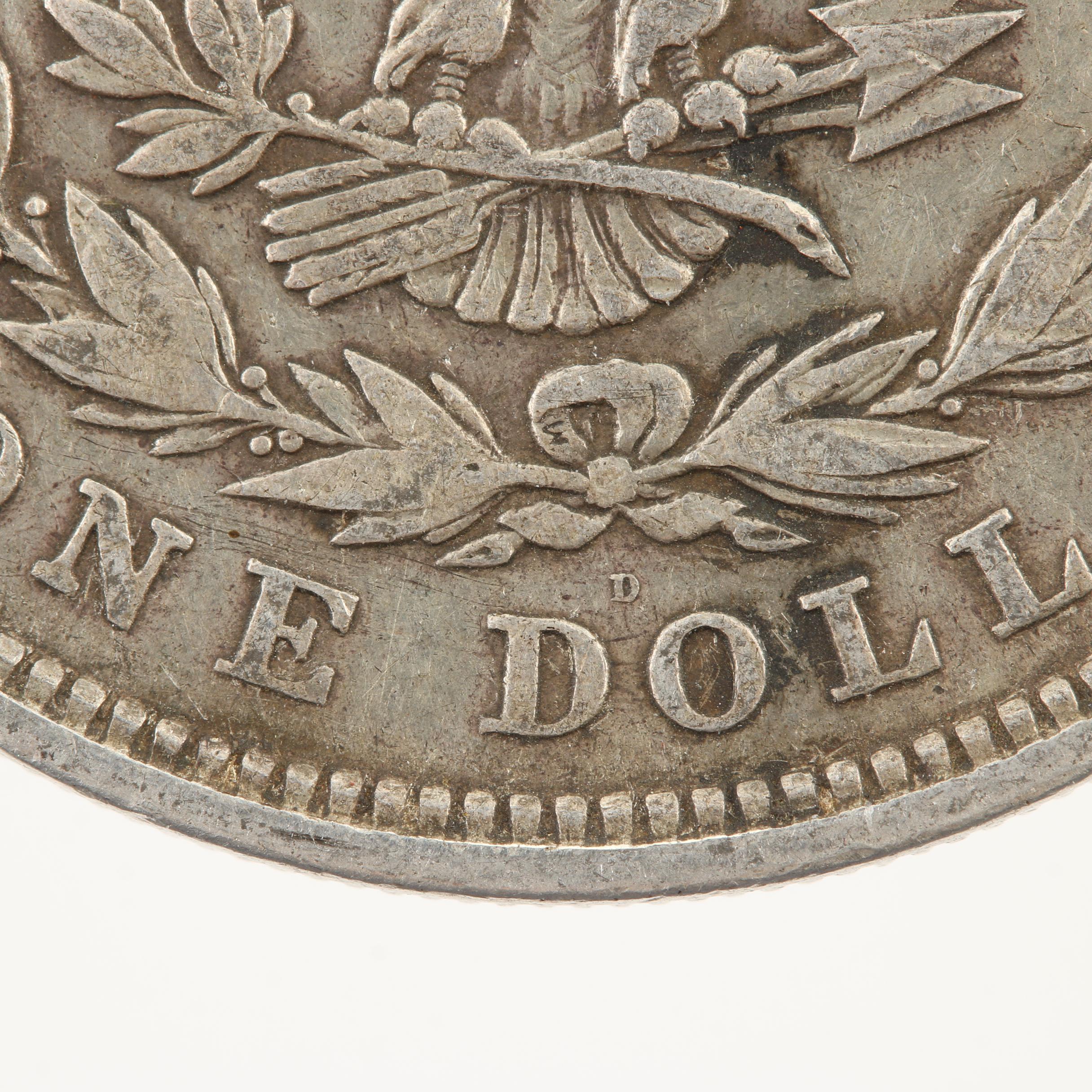 Five Morgan Silver Dollars