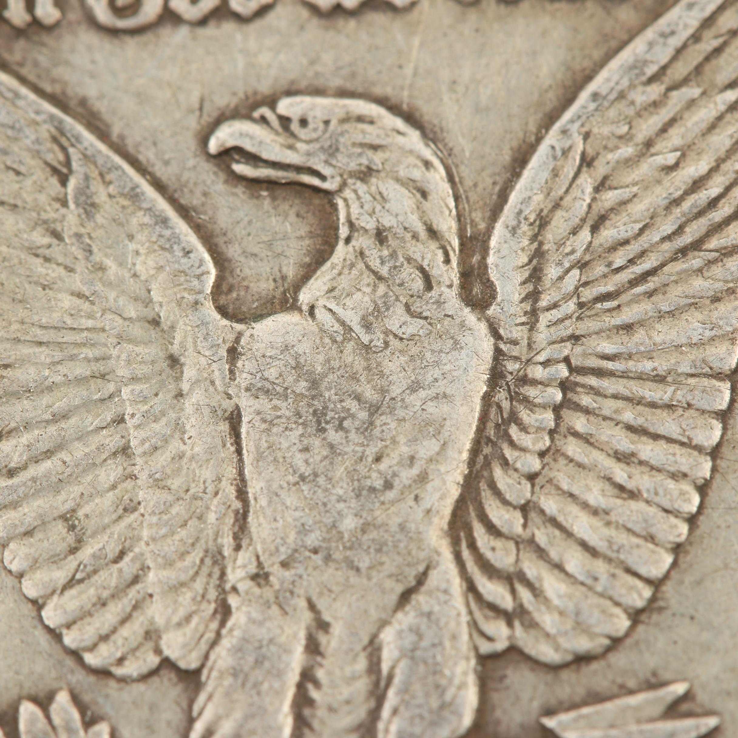 Five Morgan Silver Dollars