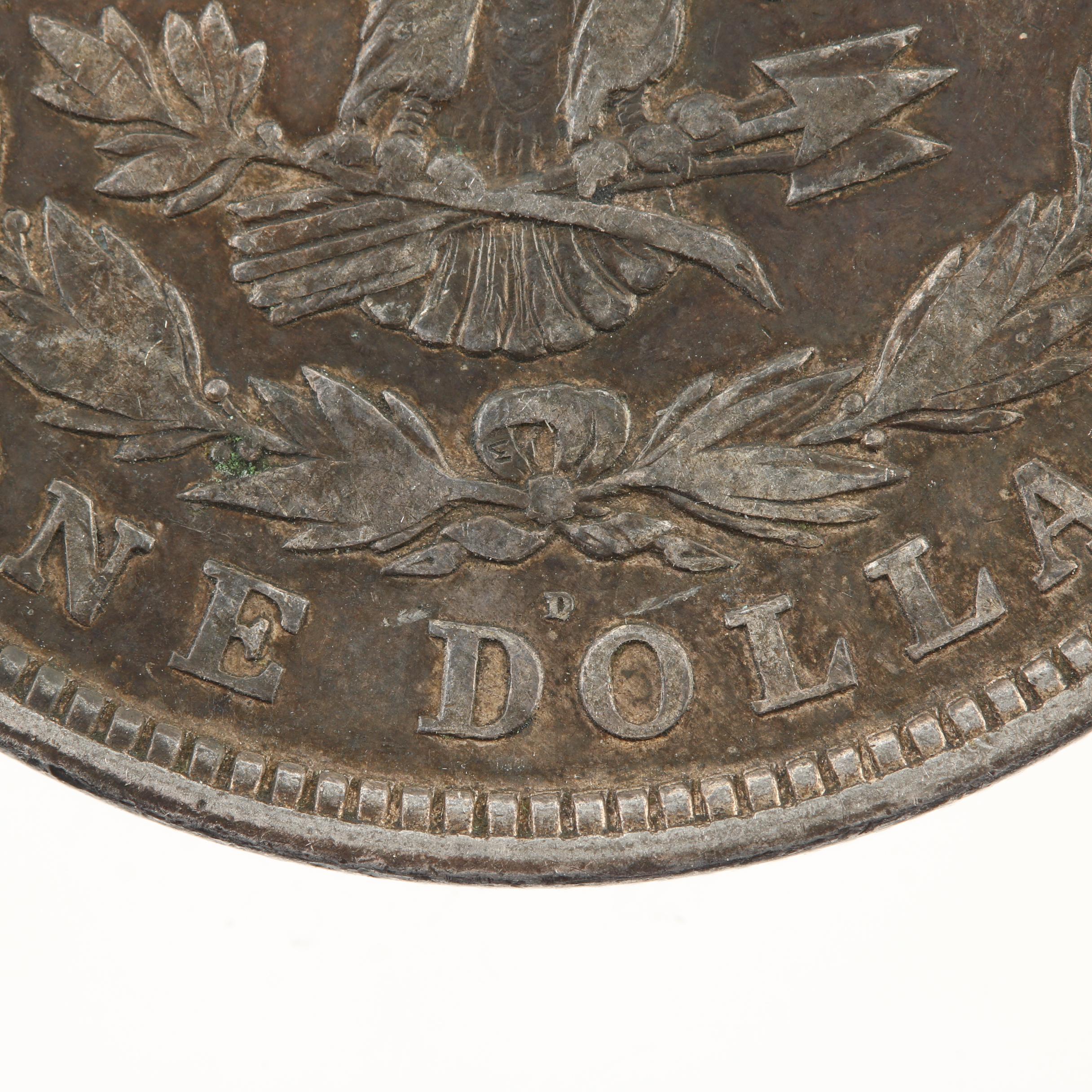 Five Morgan Silver Dollars