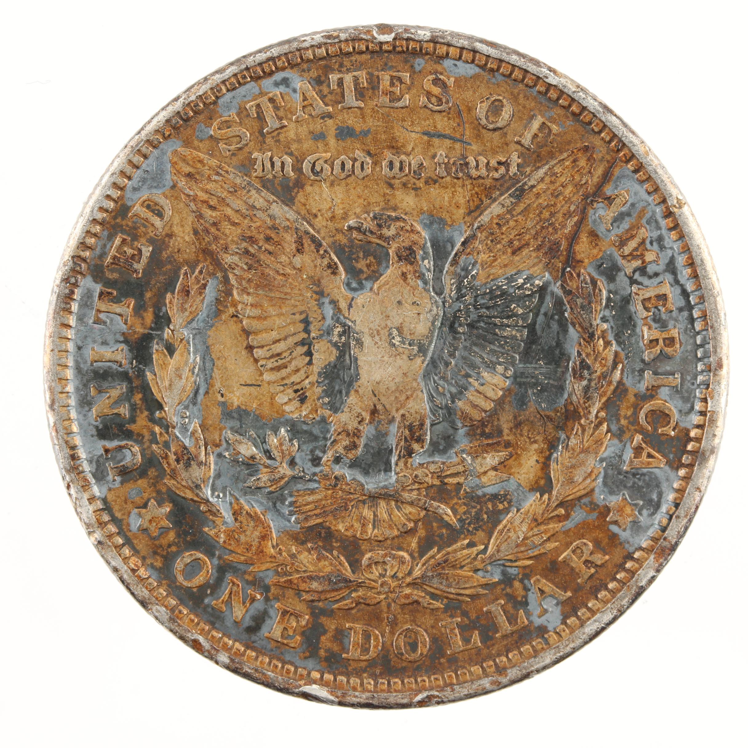 Five Morgan Silver Dollars