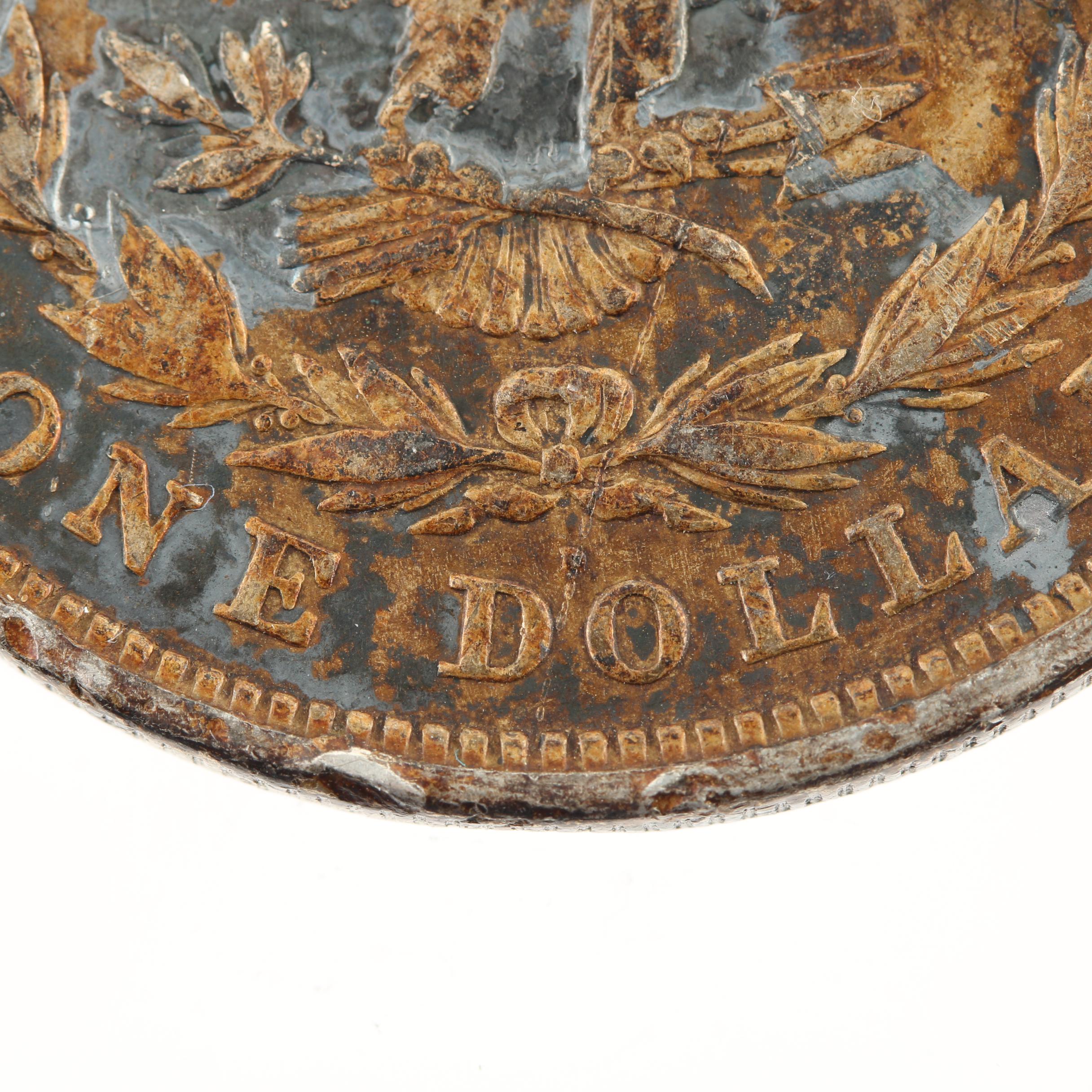 Five Morgan Silver Dollars