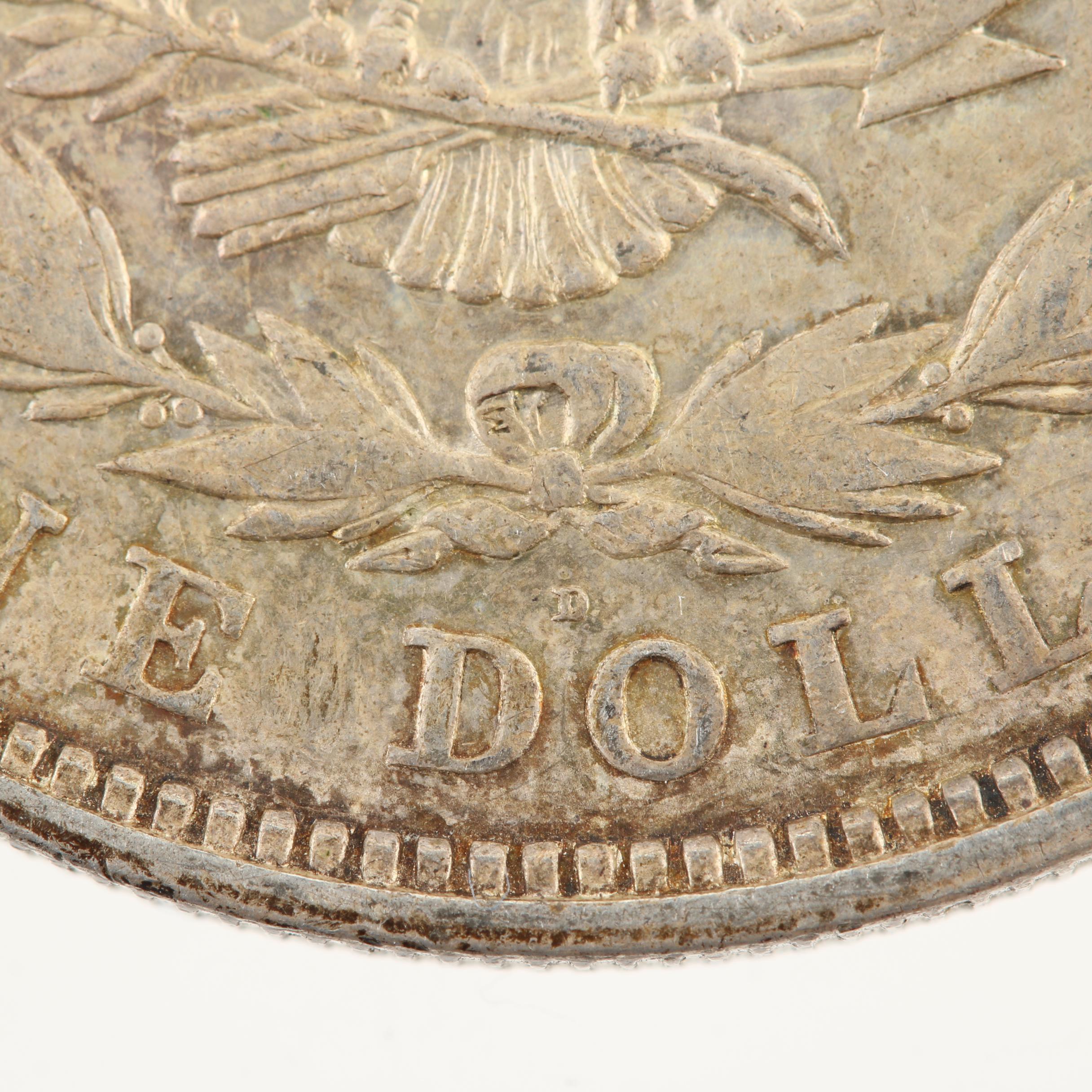 Five Morgan Silver Dollars