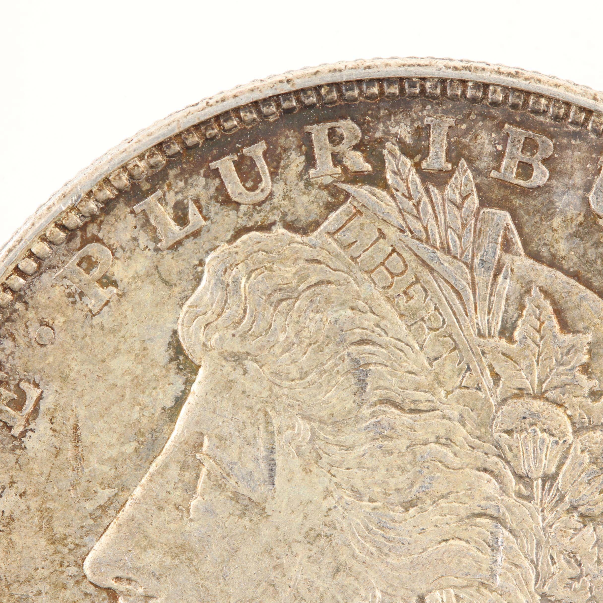 Five Morgan Silver Dollars