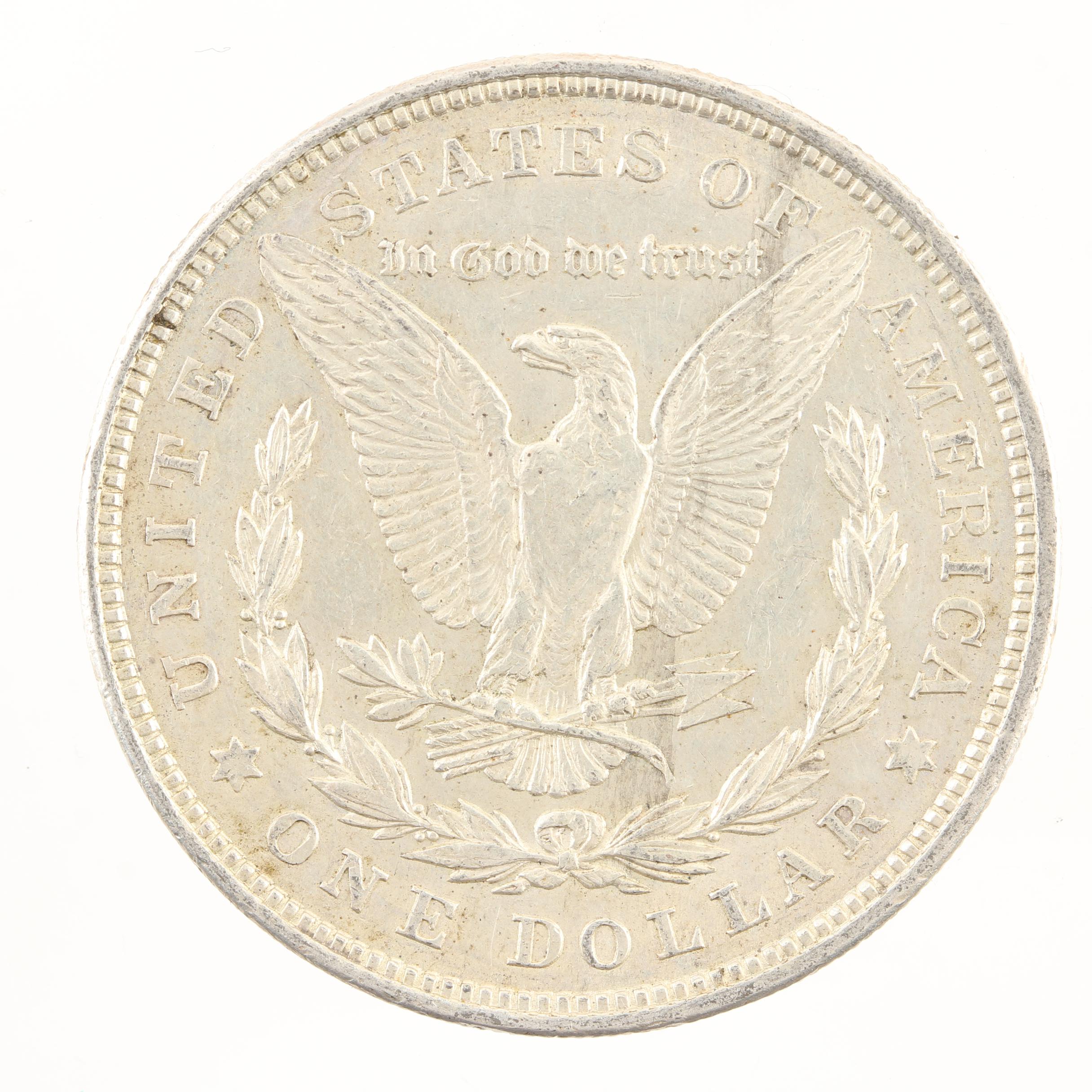 Five Morgan Silver Dollars