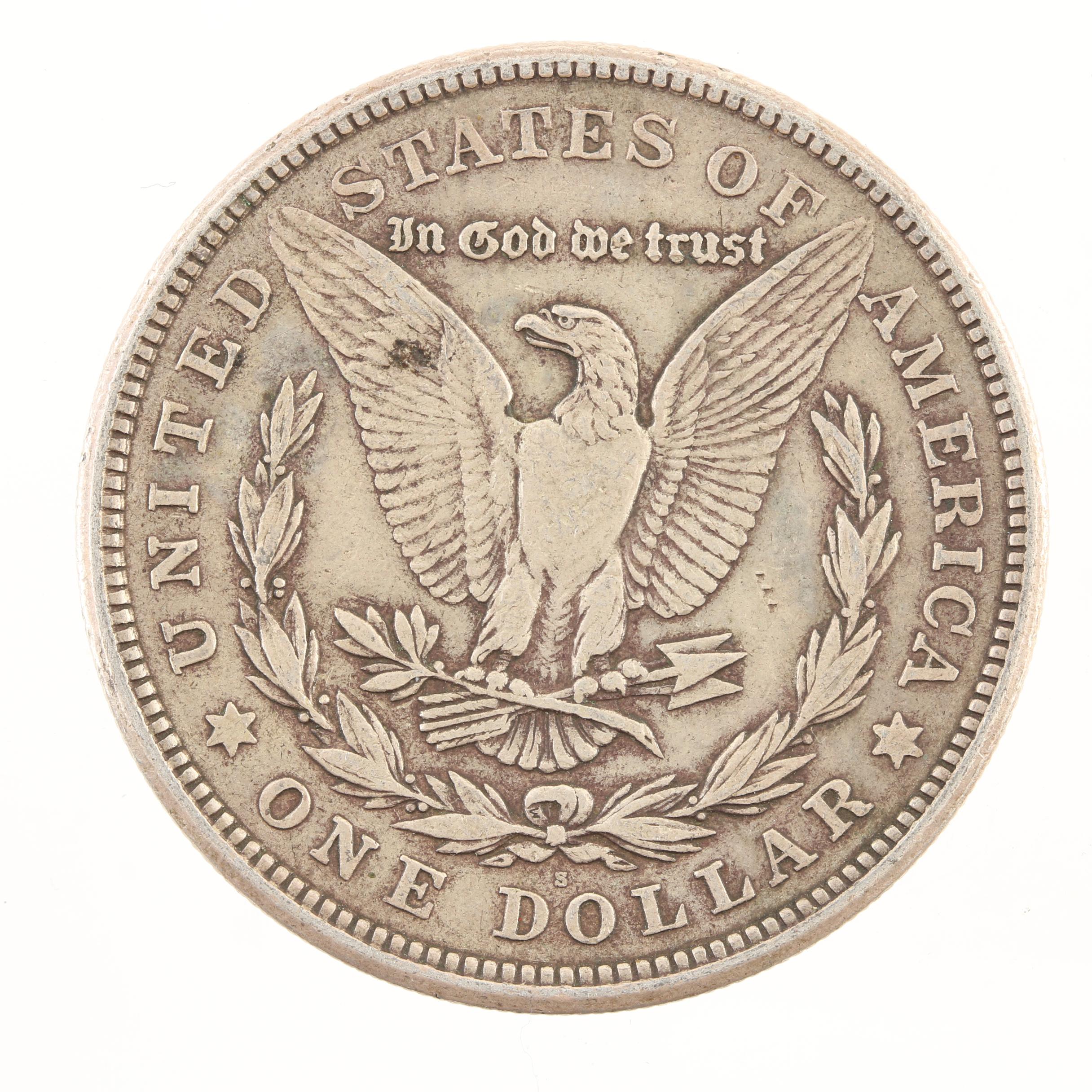 Five Morgan Silver Dollars