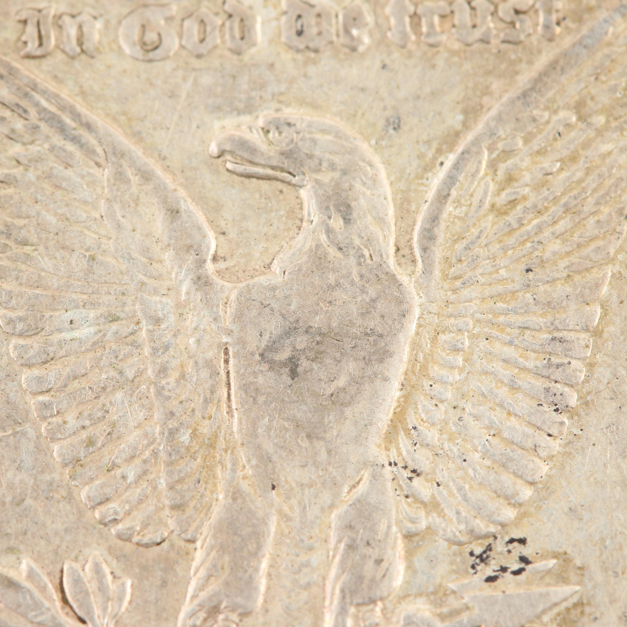 Five Morgan Silver Dollars