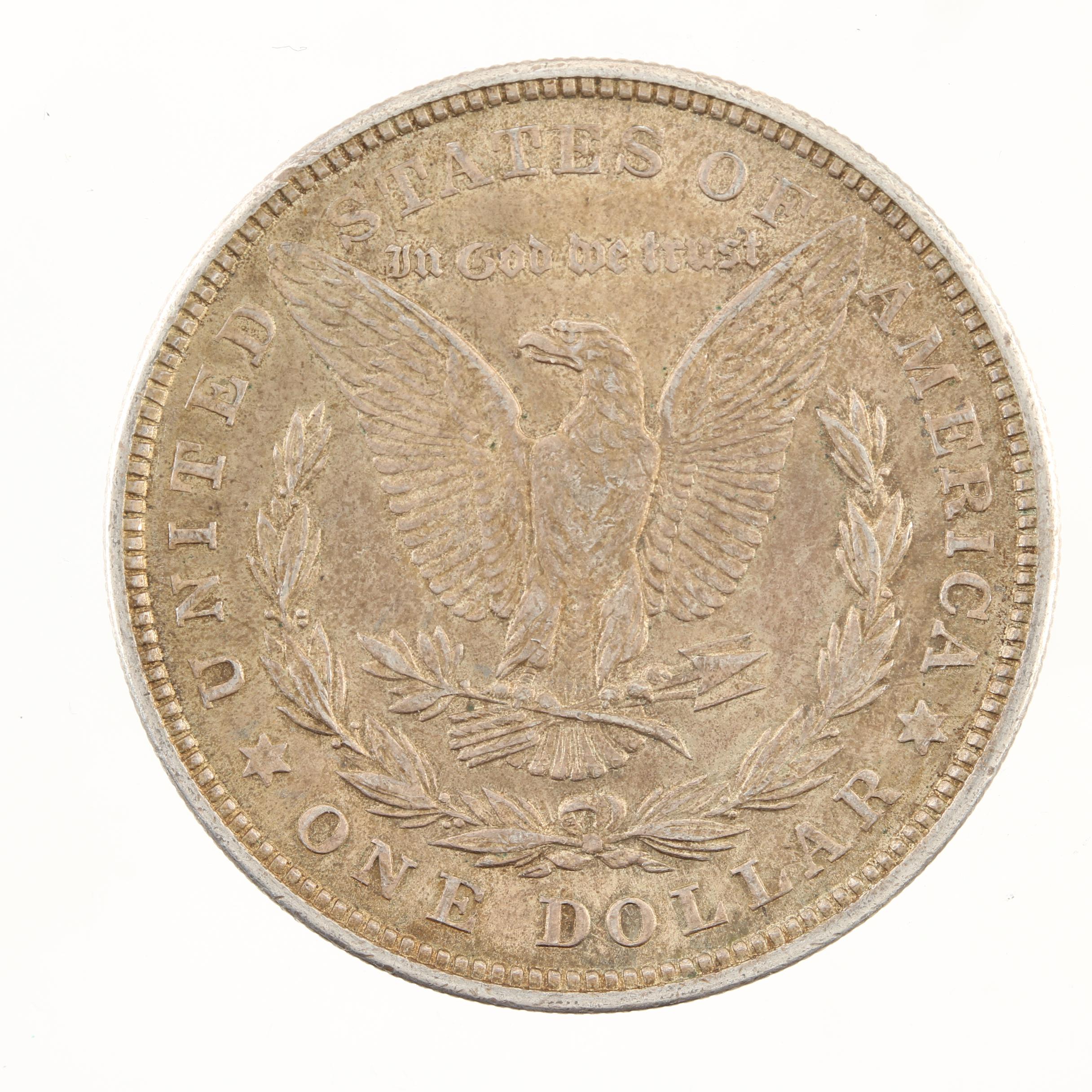 Five Morgan Silver Dollars