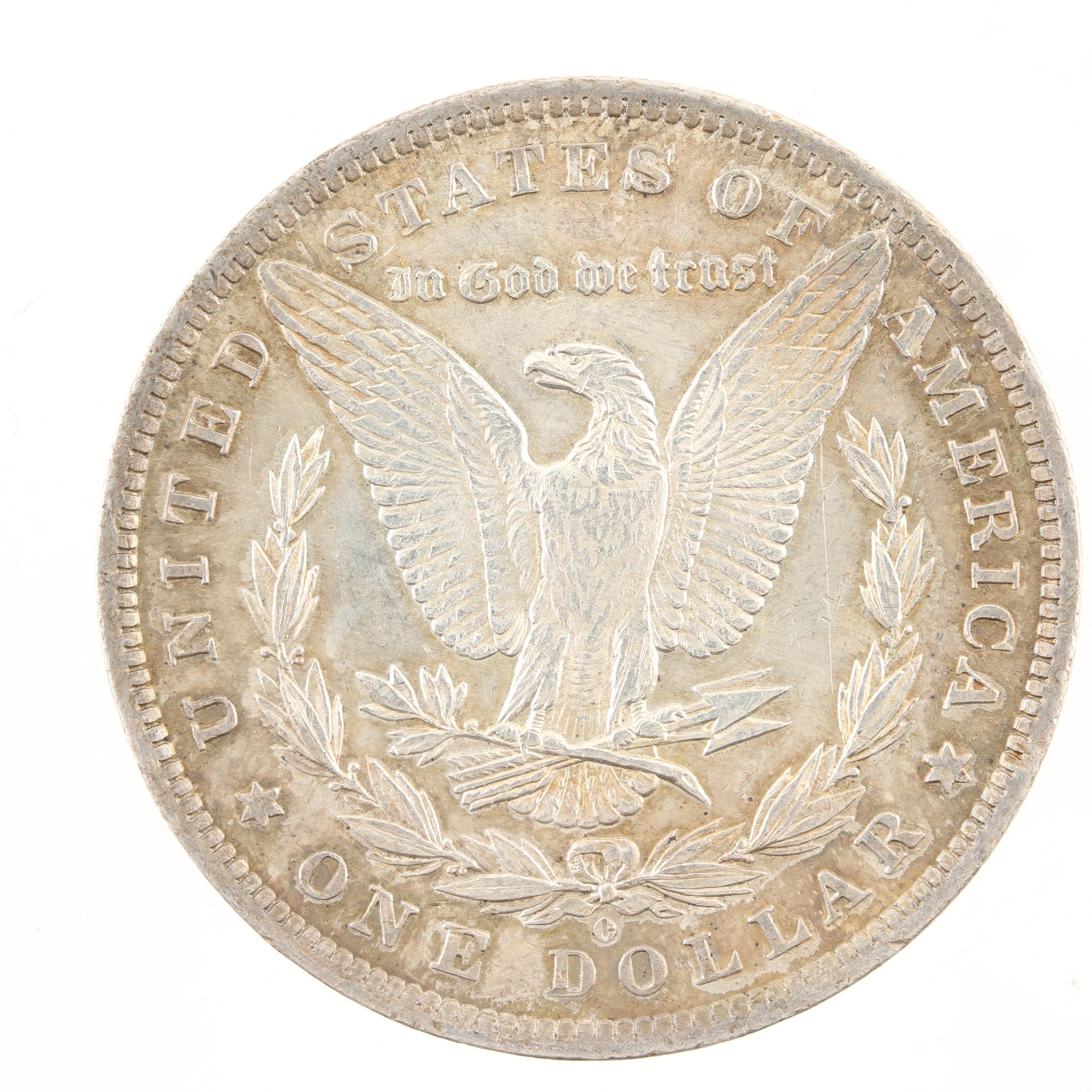 Five Morgan Silver Dollars