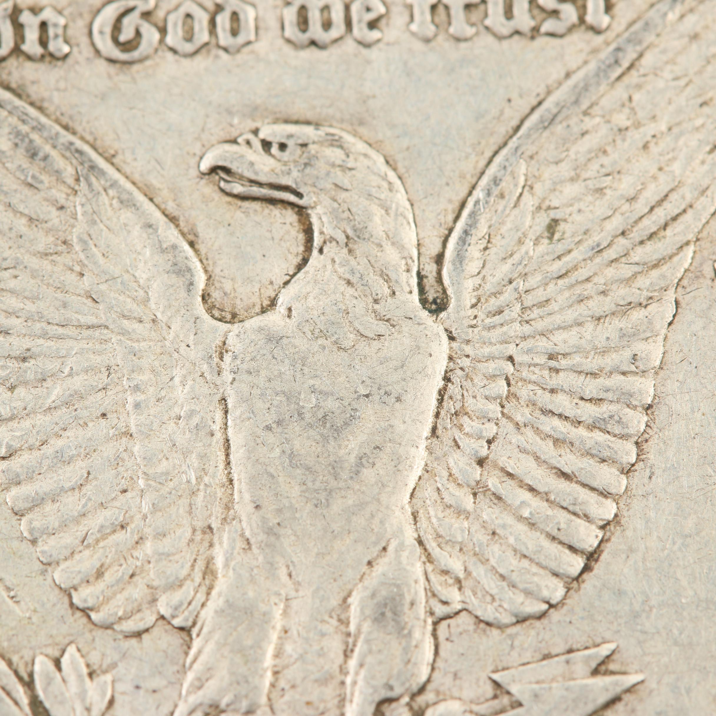 Five Morgan Silver Dollars